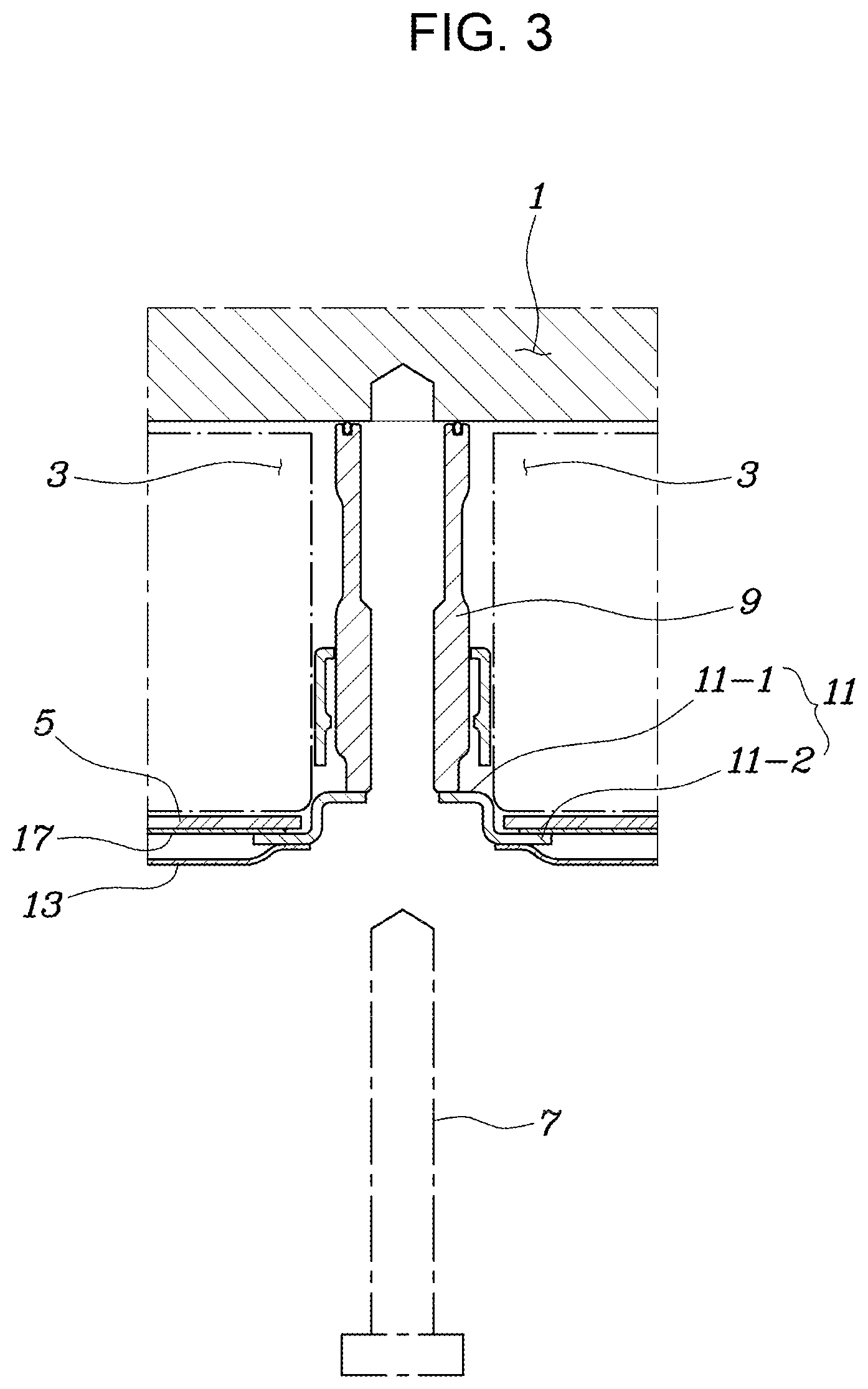 Patent US11824217 Figure 3 – High-voltage battery-mounting structure for vehicle