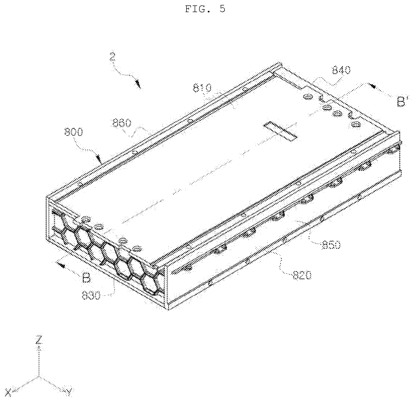 Patent US11824218 Figure 5 – Battery module