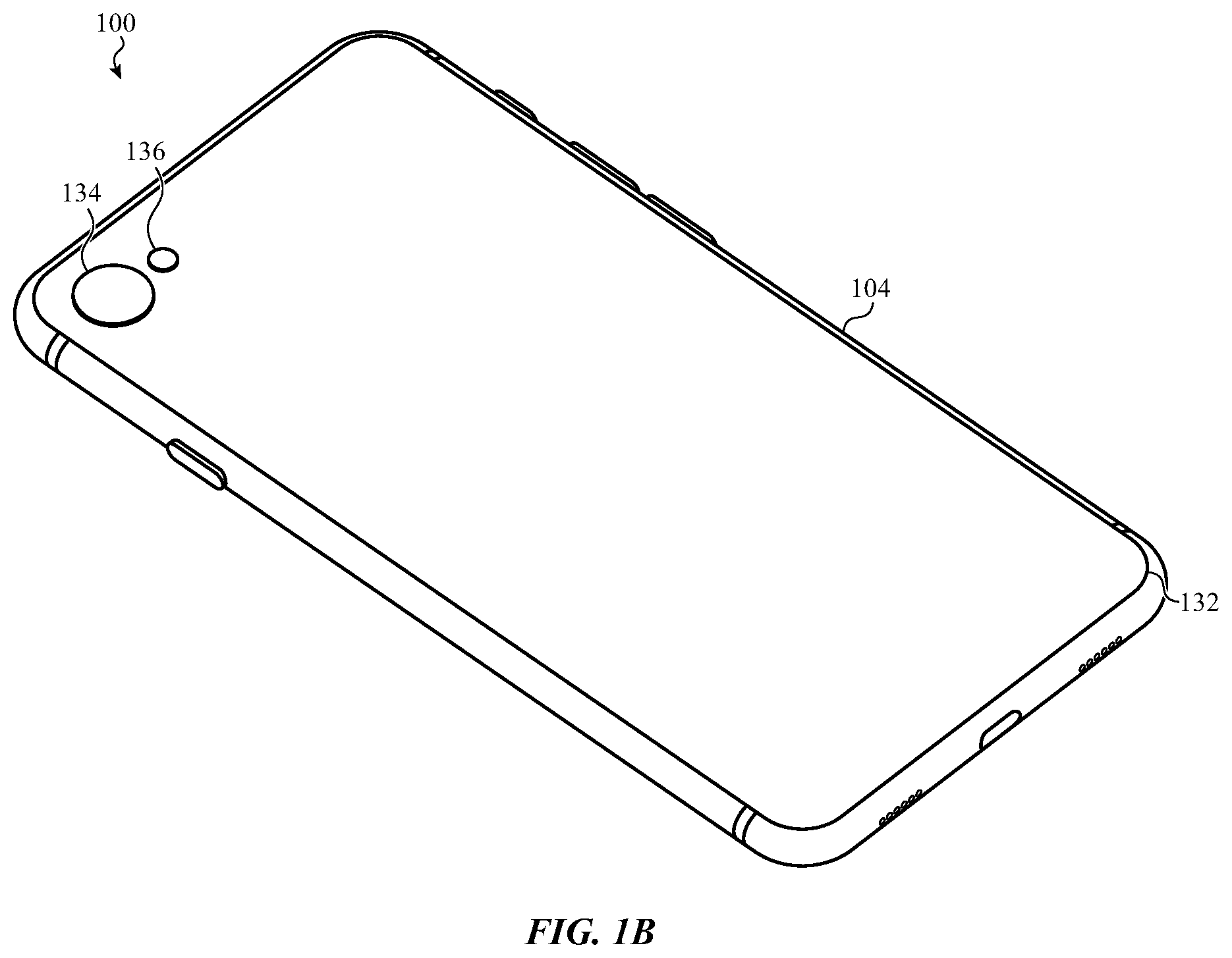 Patent US11824220 Figure 2 – Electronic device having a vented battery barrier
