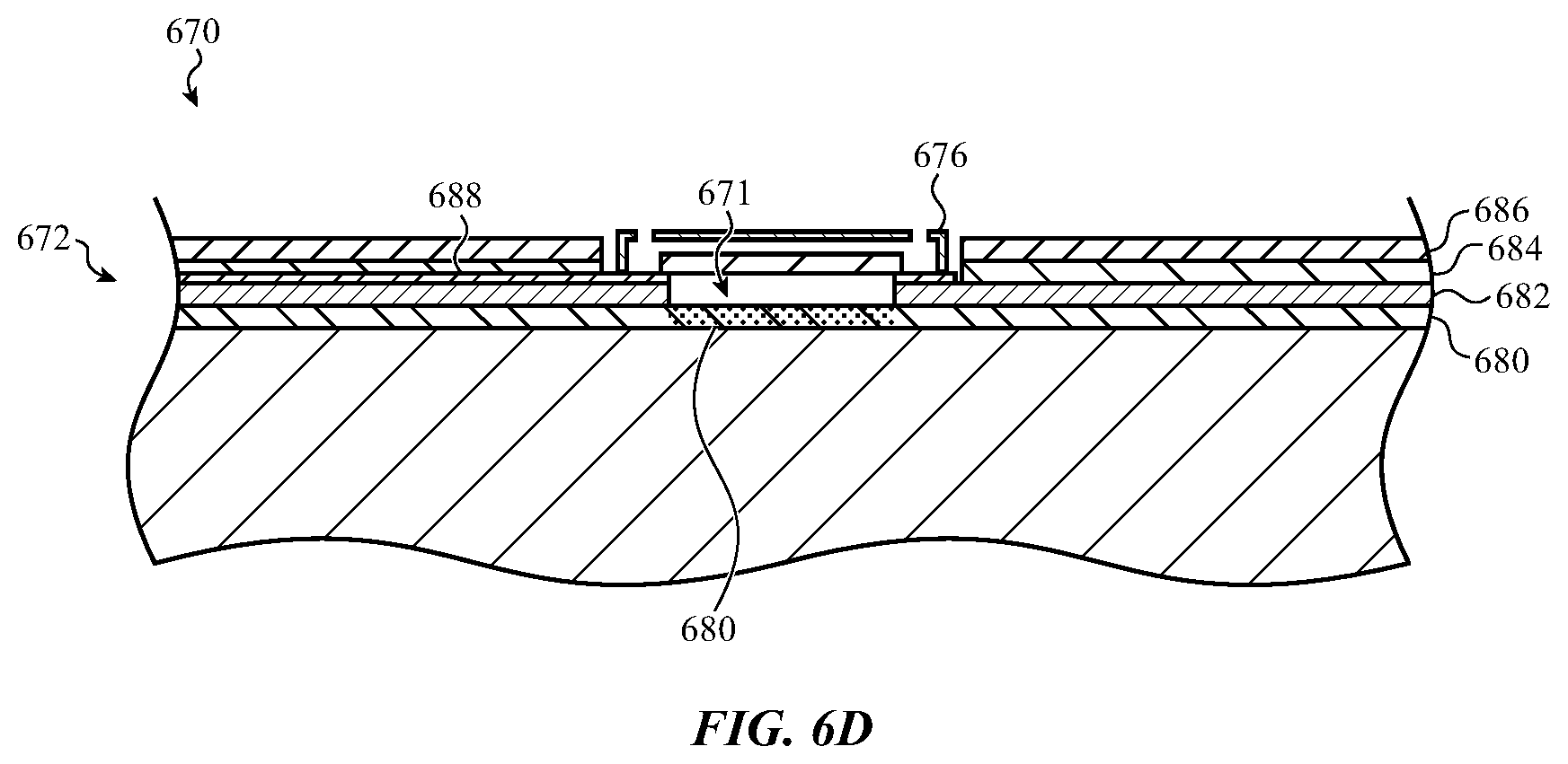 Patent US11824220 Figure 8 – Electronic device having a vented battery barrier