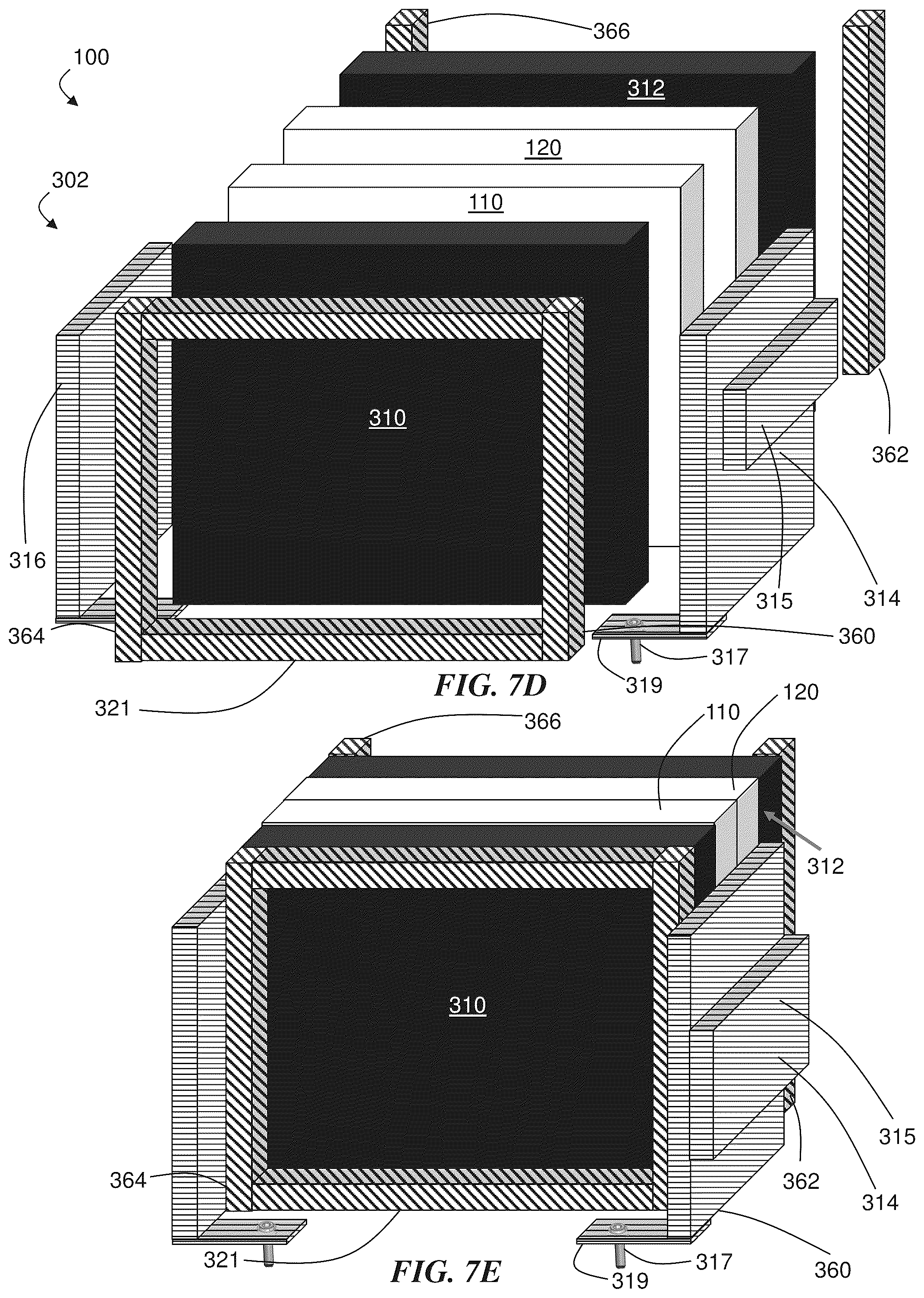 Patent US11824228 Figure 16 – Compression systems for batteries