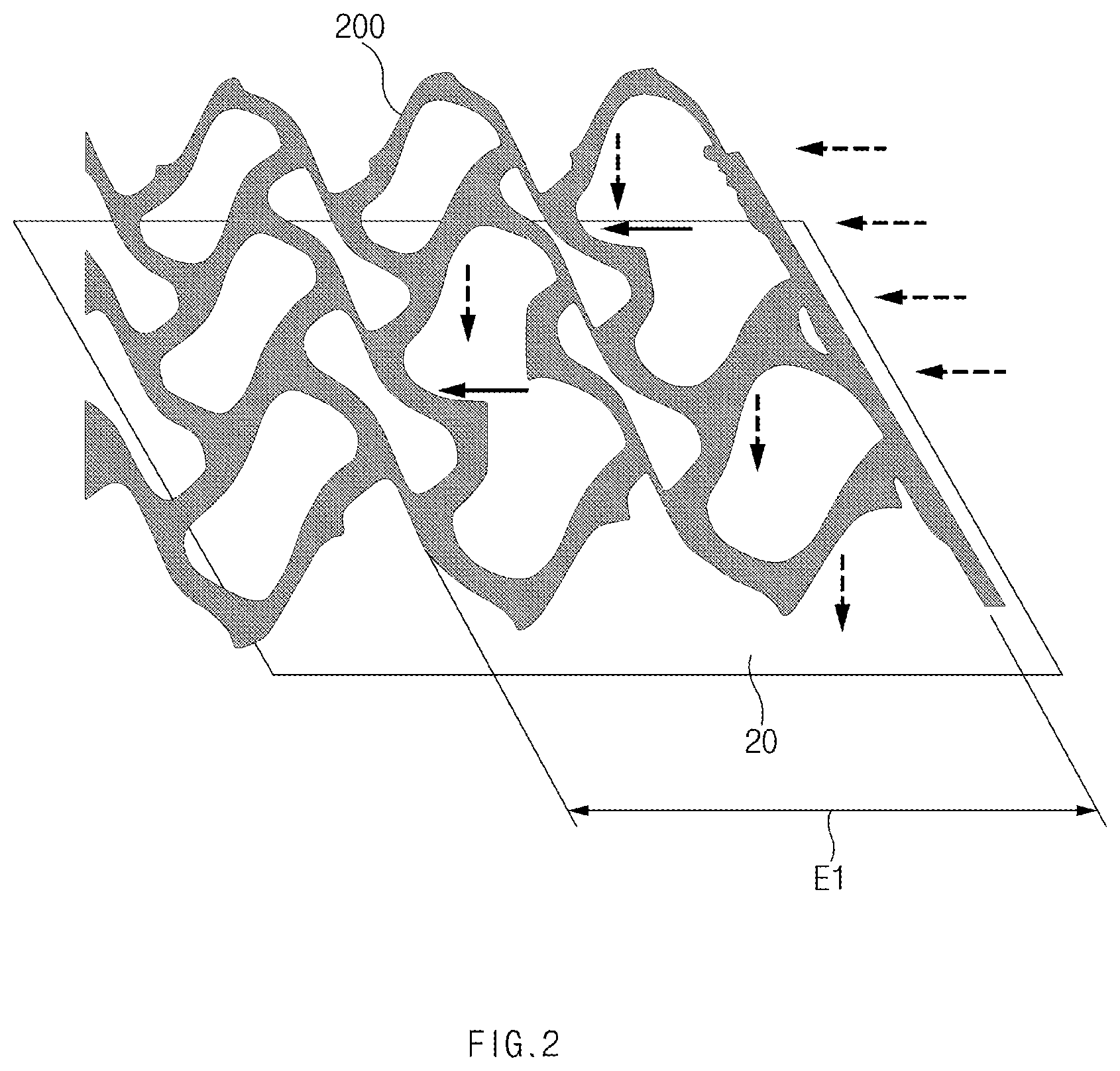 Patent US11824231 Figure 2 – Separator for fuel cell and fuel cell including the same