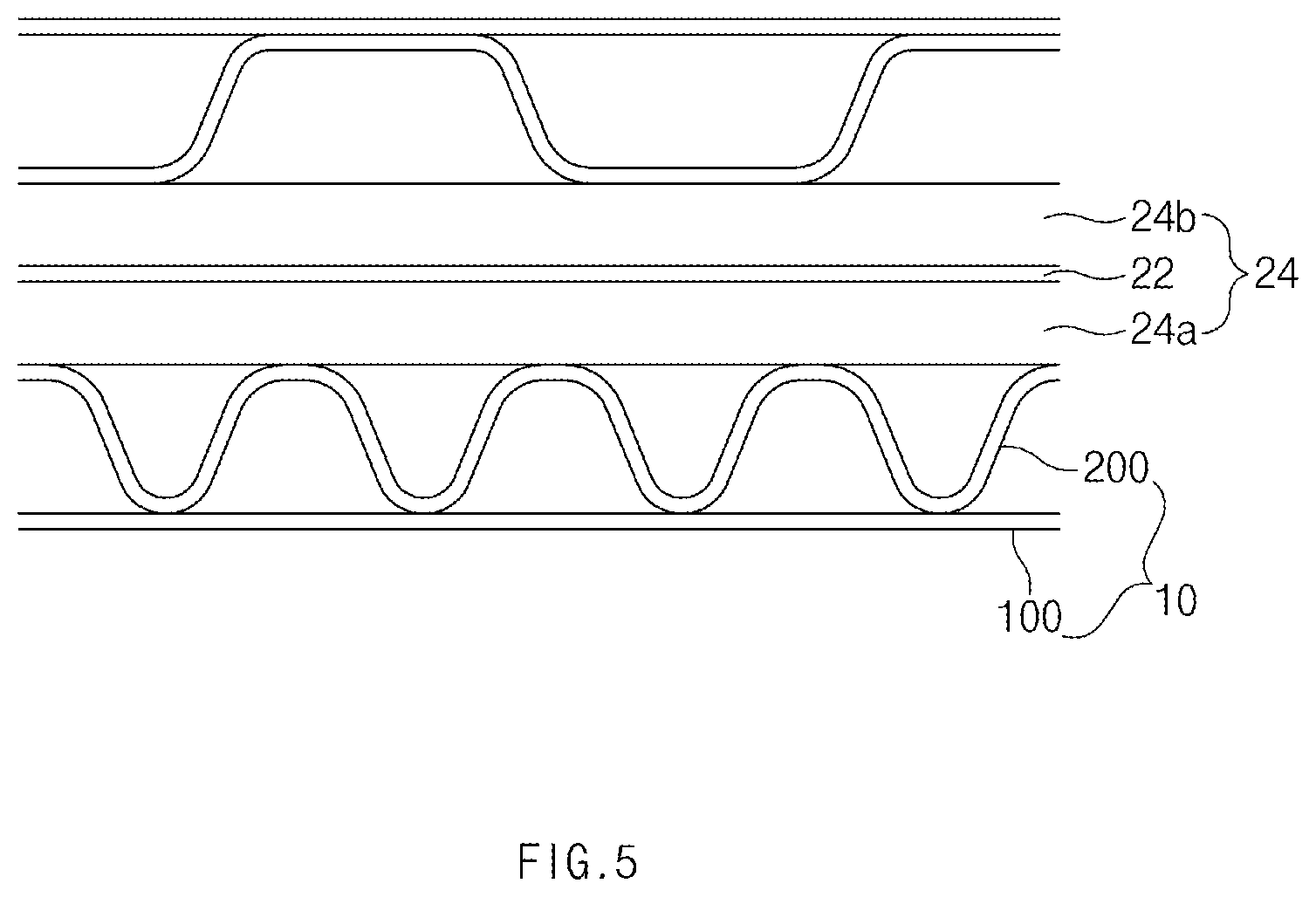 Patent US11824231 Figure 5 – Separator for fuel cell and fuel cell including the same