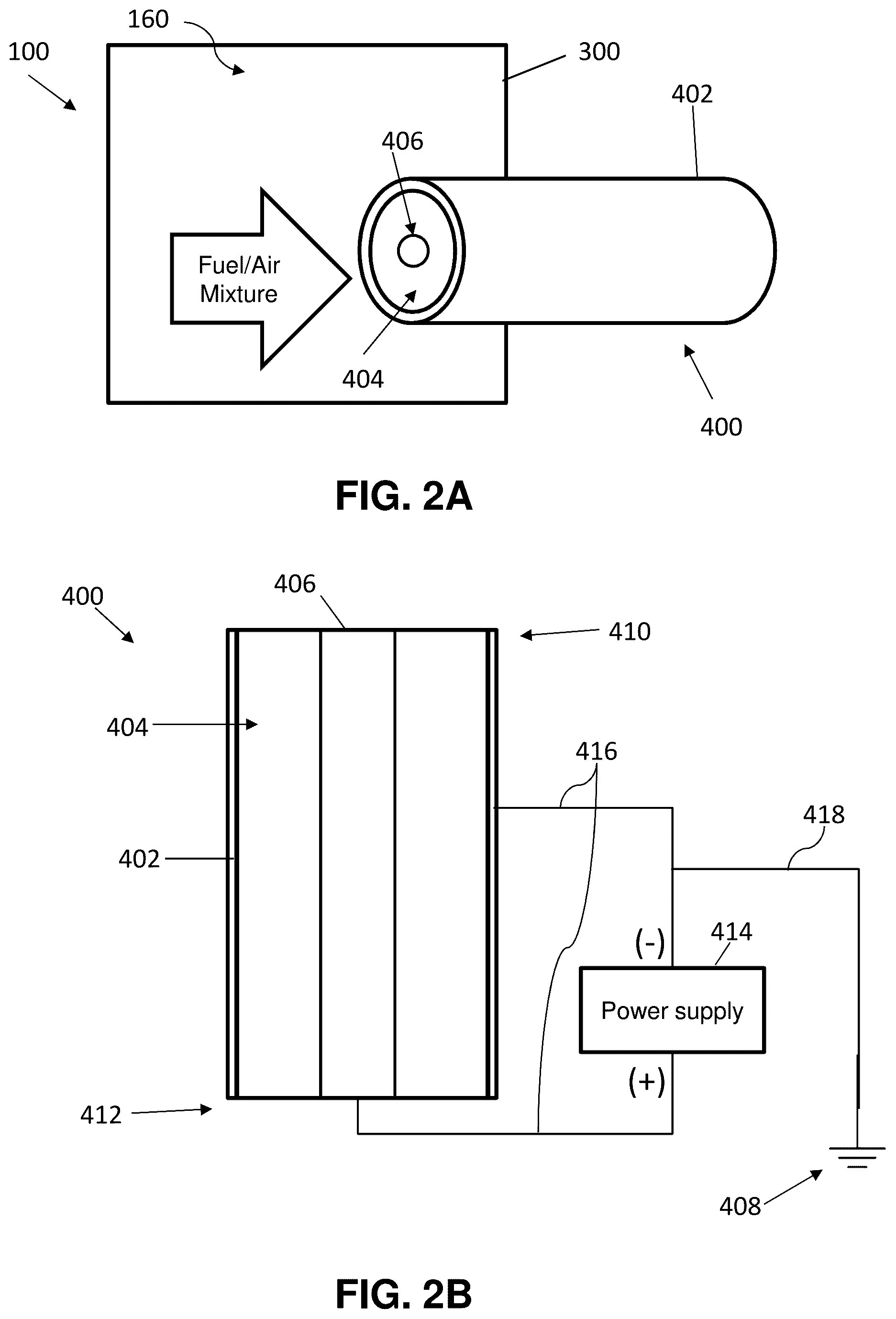 Patent US11824232 Figure 2 – Internal light off mechanism for solid oxide fuel cell system startup using a spark ignitor