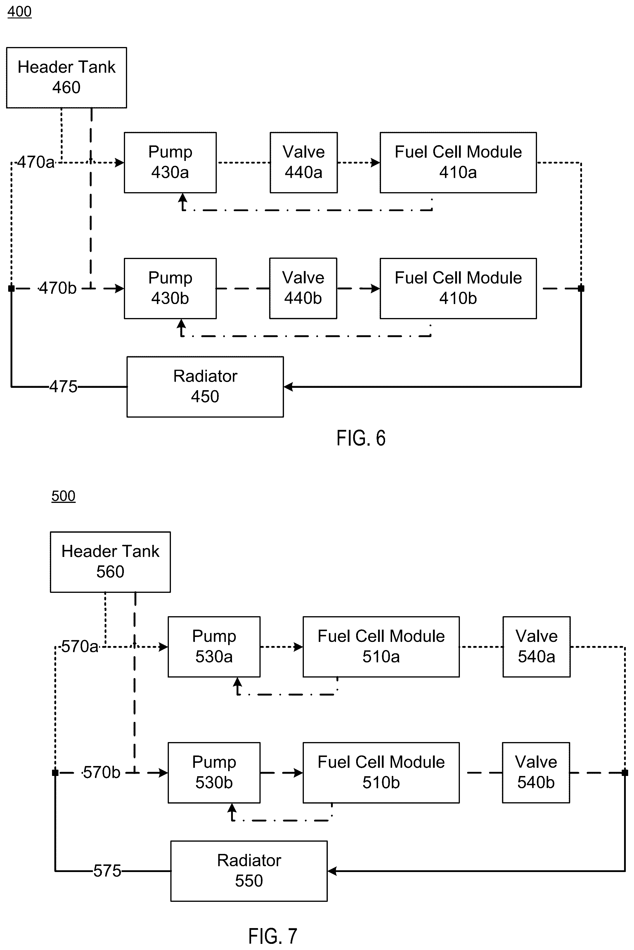 Patent US11824234 Figure 6 – Cooling multiple parallel hydrogen fuel cell stacks