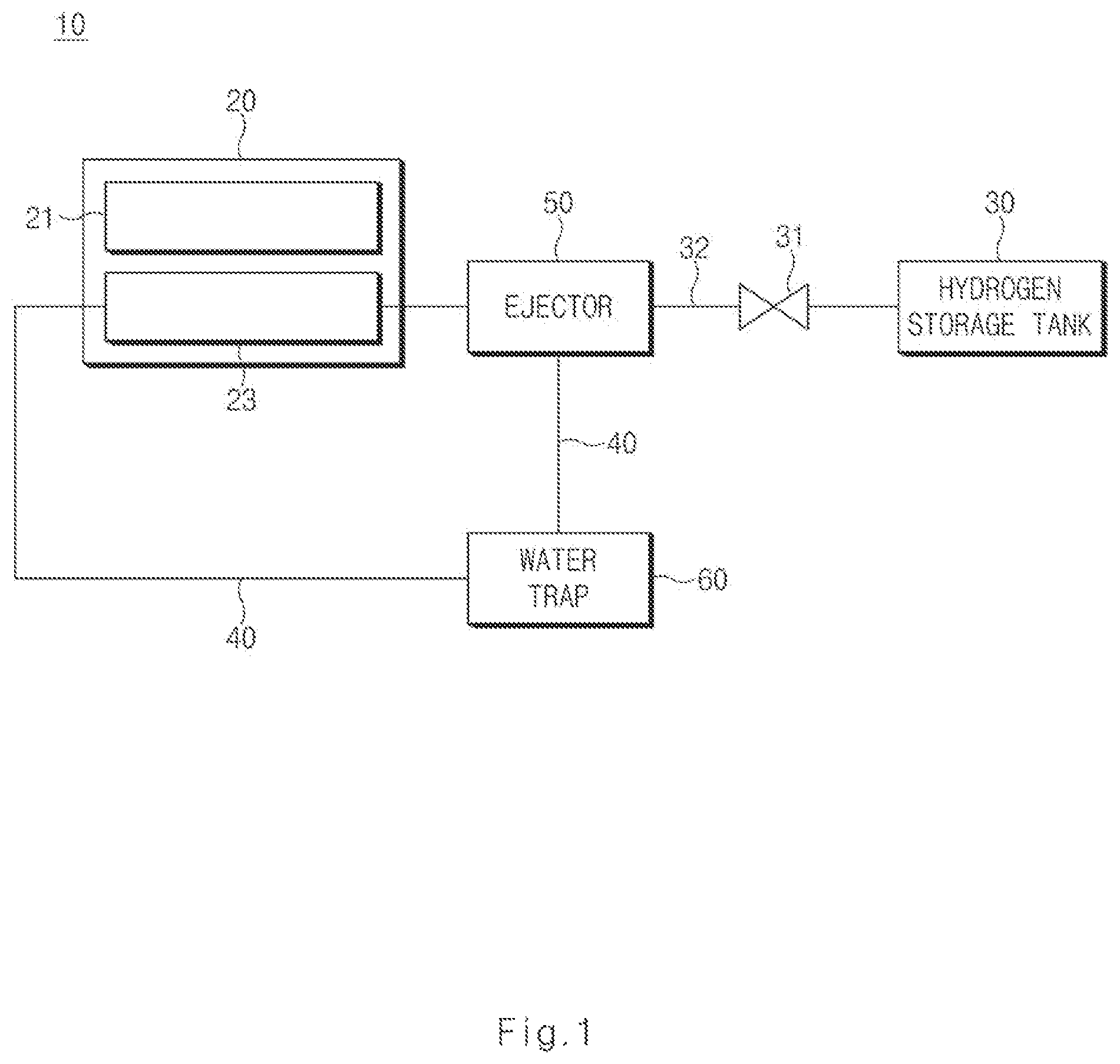 Patent US11824235 Figure 1 – Ejector nozzle and ejector including same
