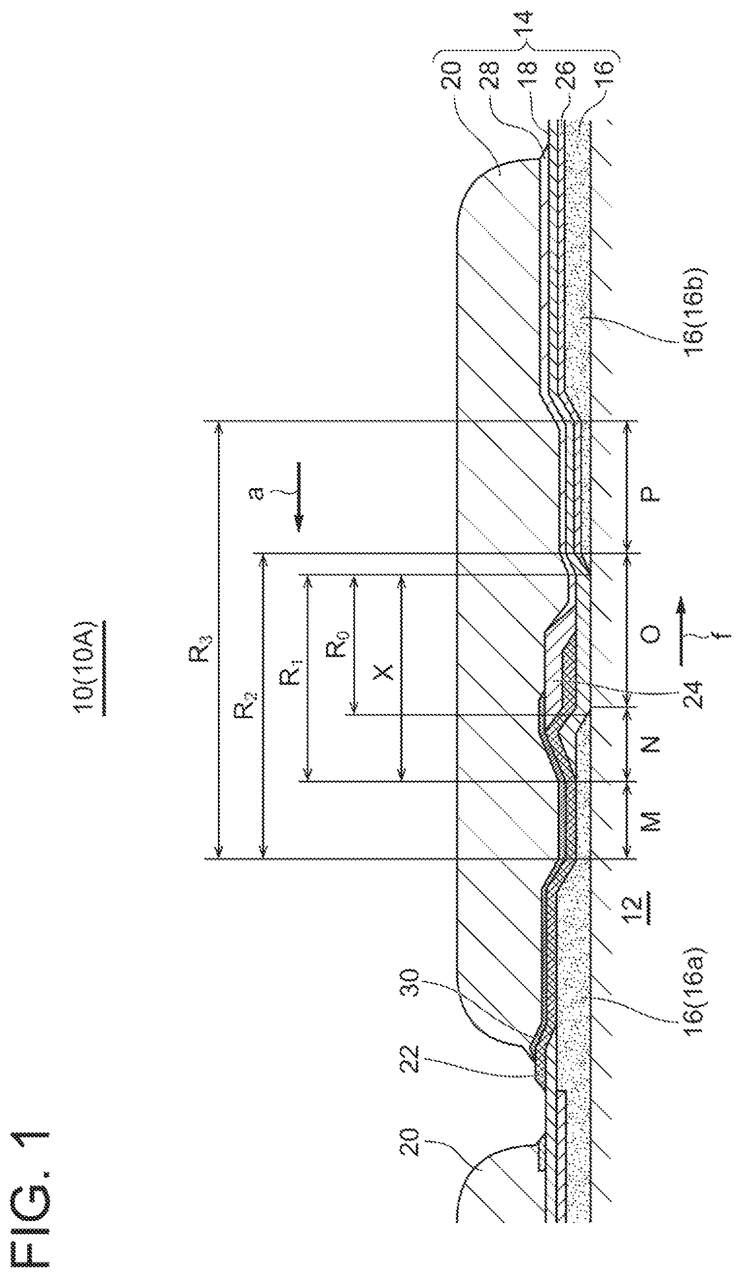Patent US11824244 Figure 1 – Fuel cell stack, fuel cell module, power generation system, and method of producing fuel cell stack