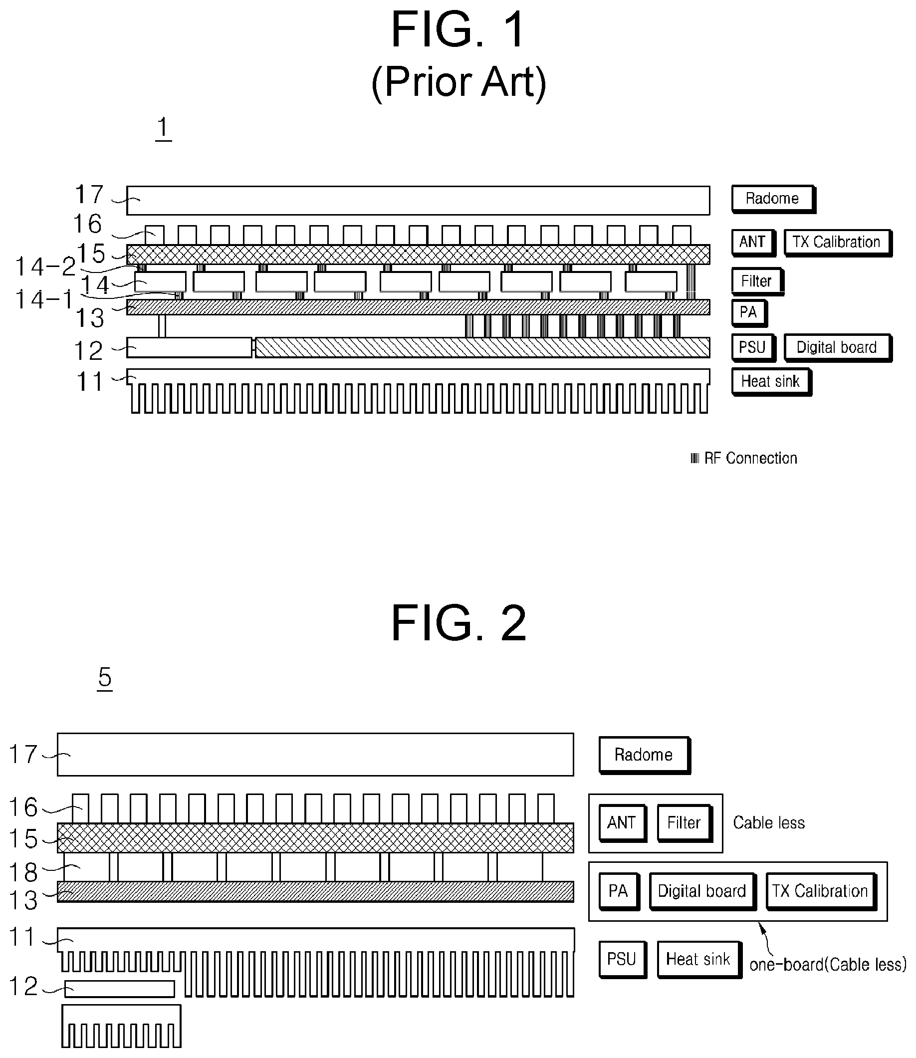 Patent US11824246 — Cavity filter with a slim and compact structure — Figure 1