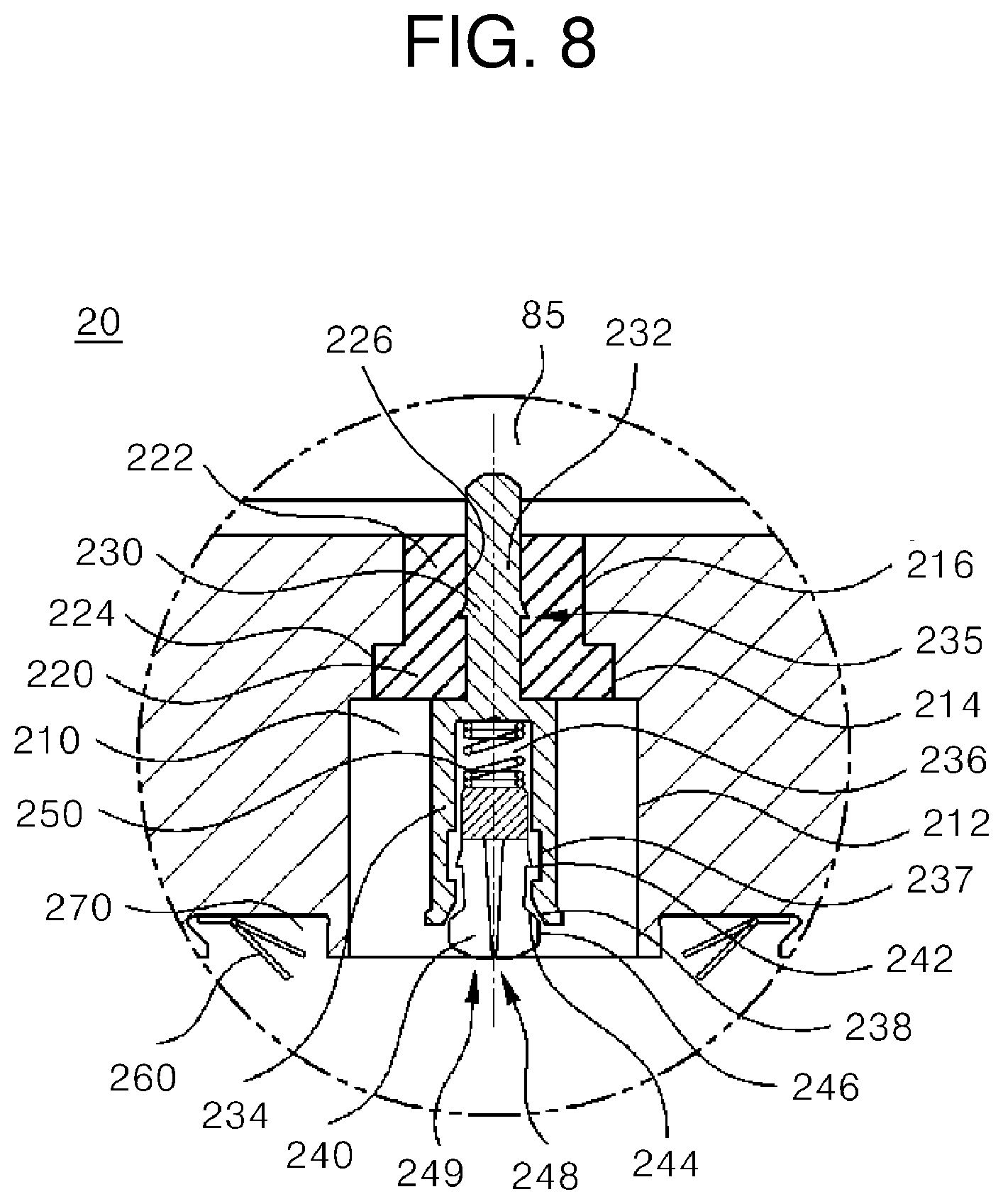 Patent US11824246 Figure 7 – Cavity filter with a slim and compact structure