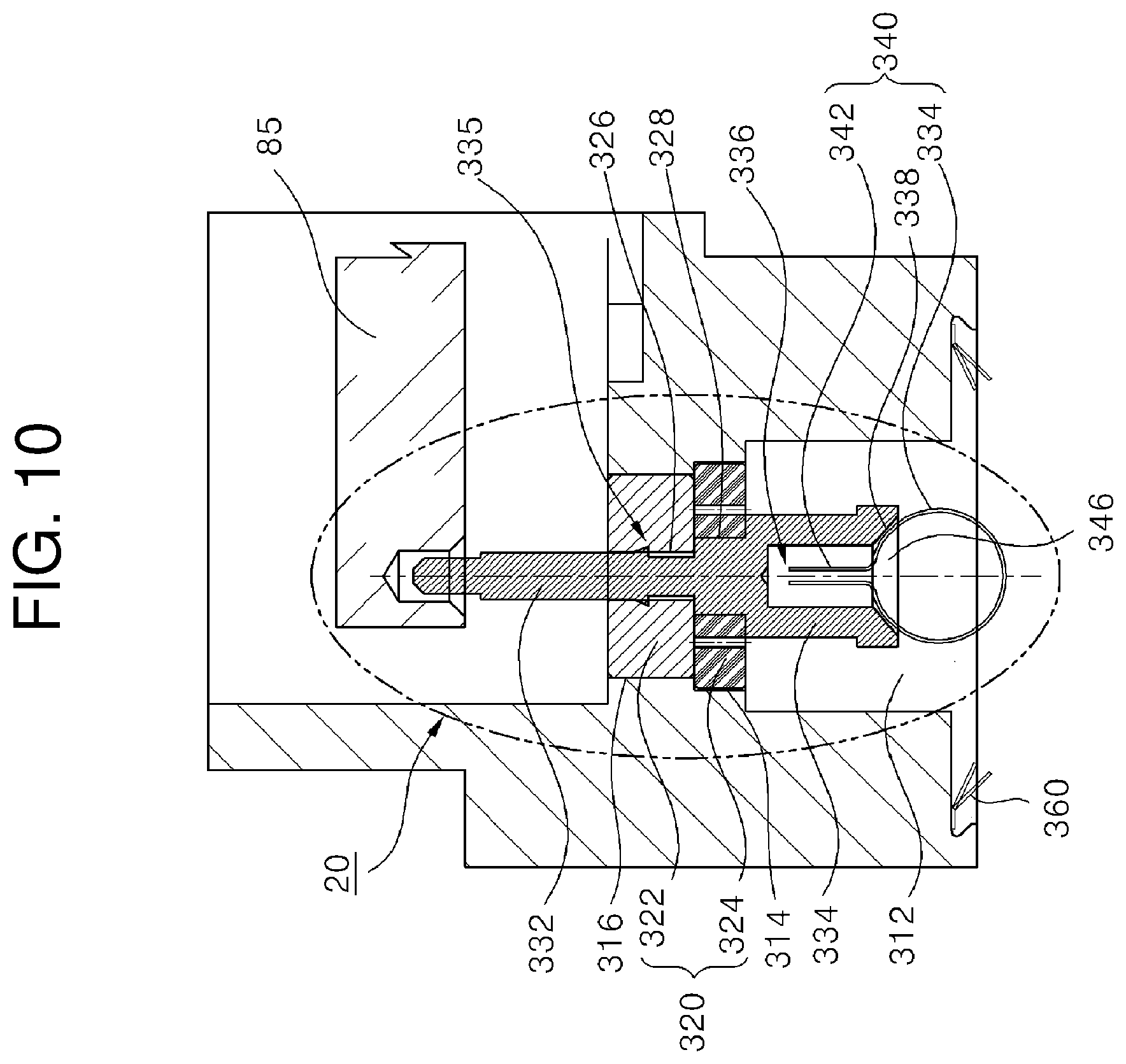 Patent US11824246 Figure 9 – Cavity filter with a slim and compact structure