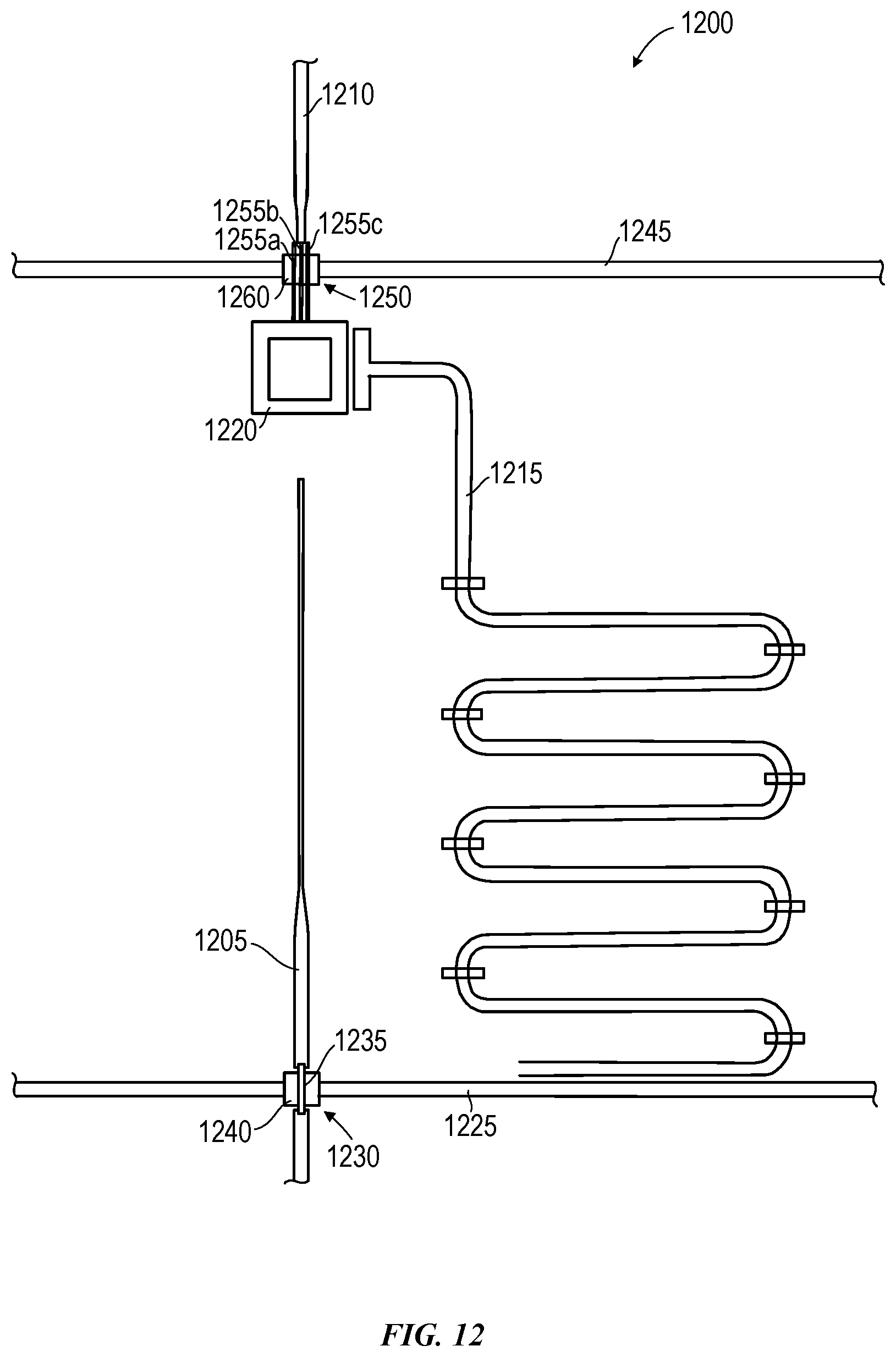 Patent US11824248 Figure 8 – Shielded bridges for quantum circuits