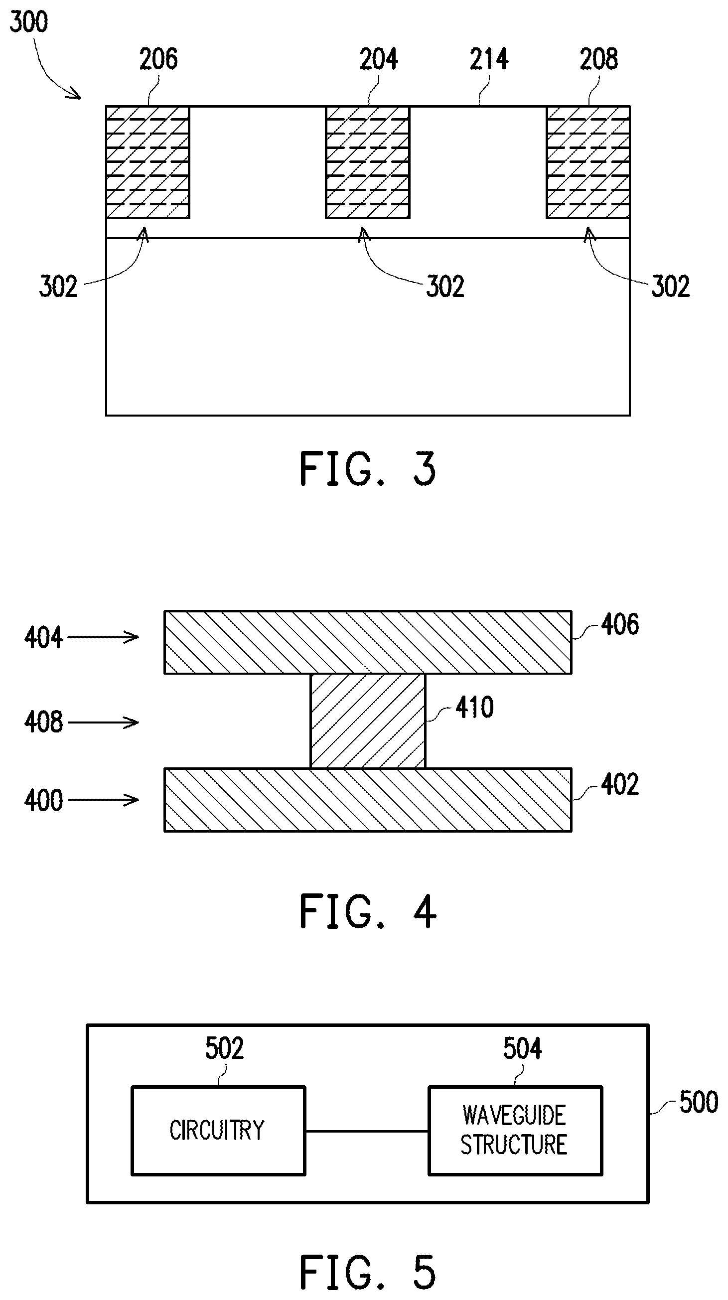 Patent US11824249 Figure 2 – Transmission line structures for millimeter wave signals