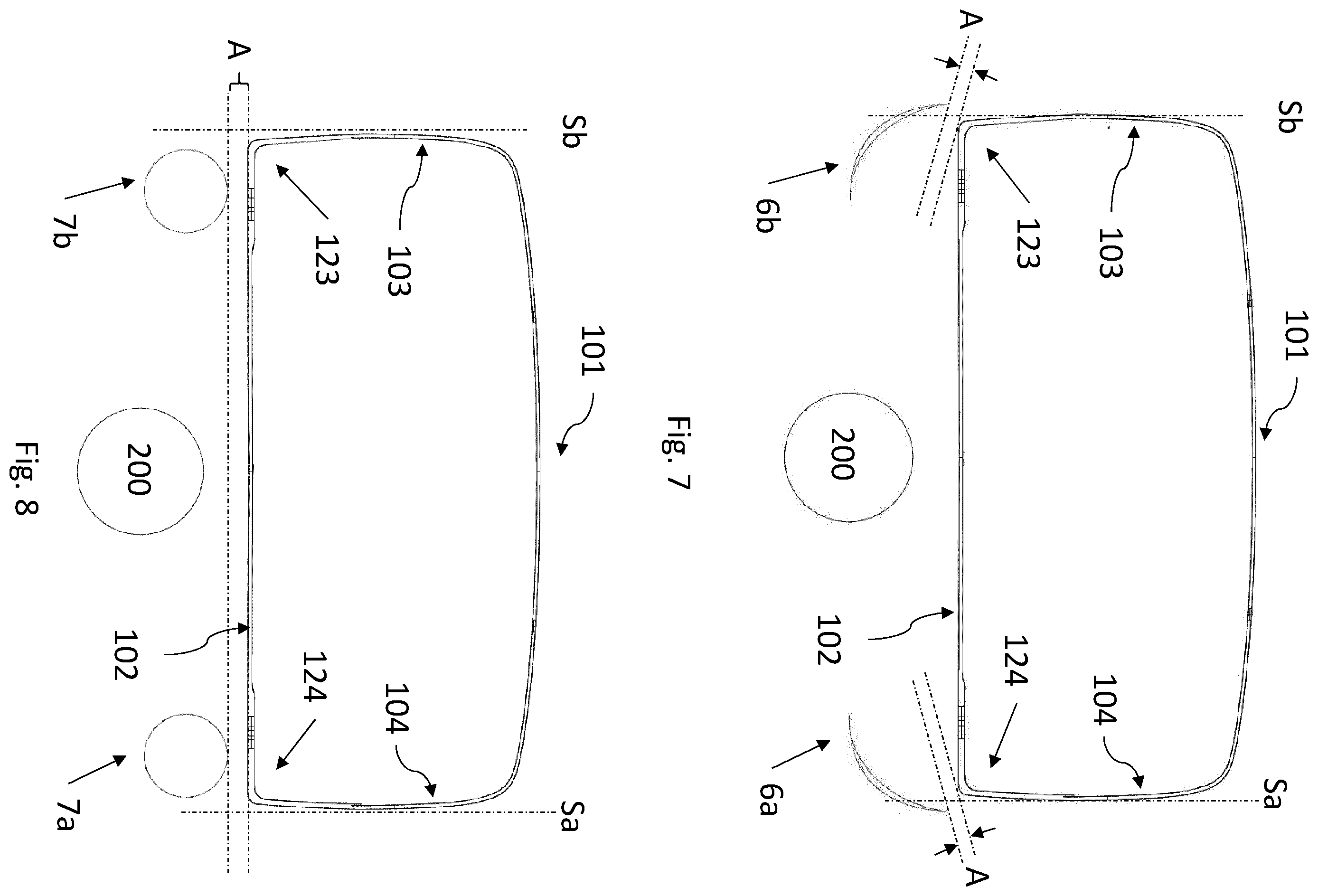 Patent US11824250 Figure 4 – Antenna housing with a profile element for wind load reduction