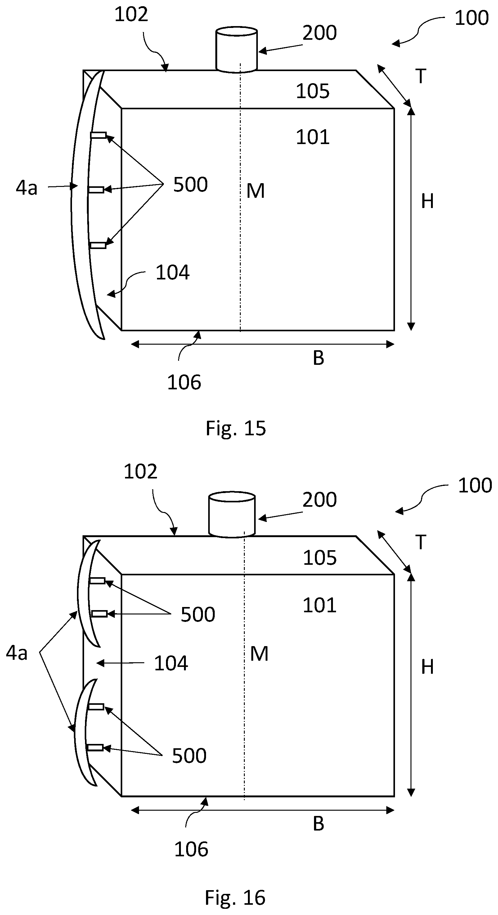 Patent US11824250 Figure 8 – Antenna housing with a profile element for wind load reduction