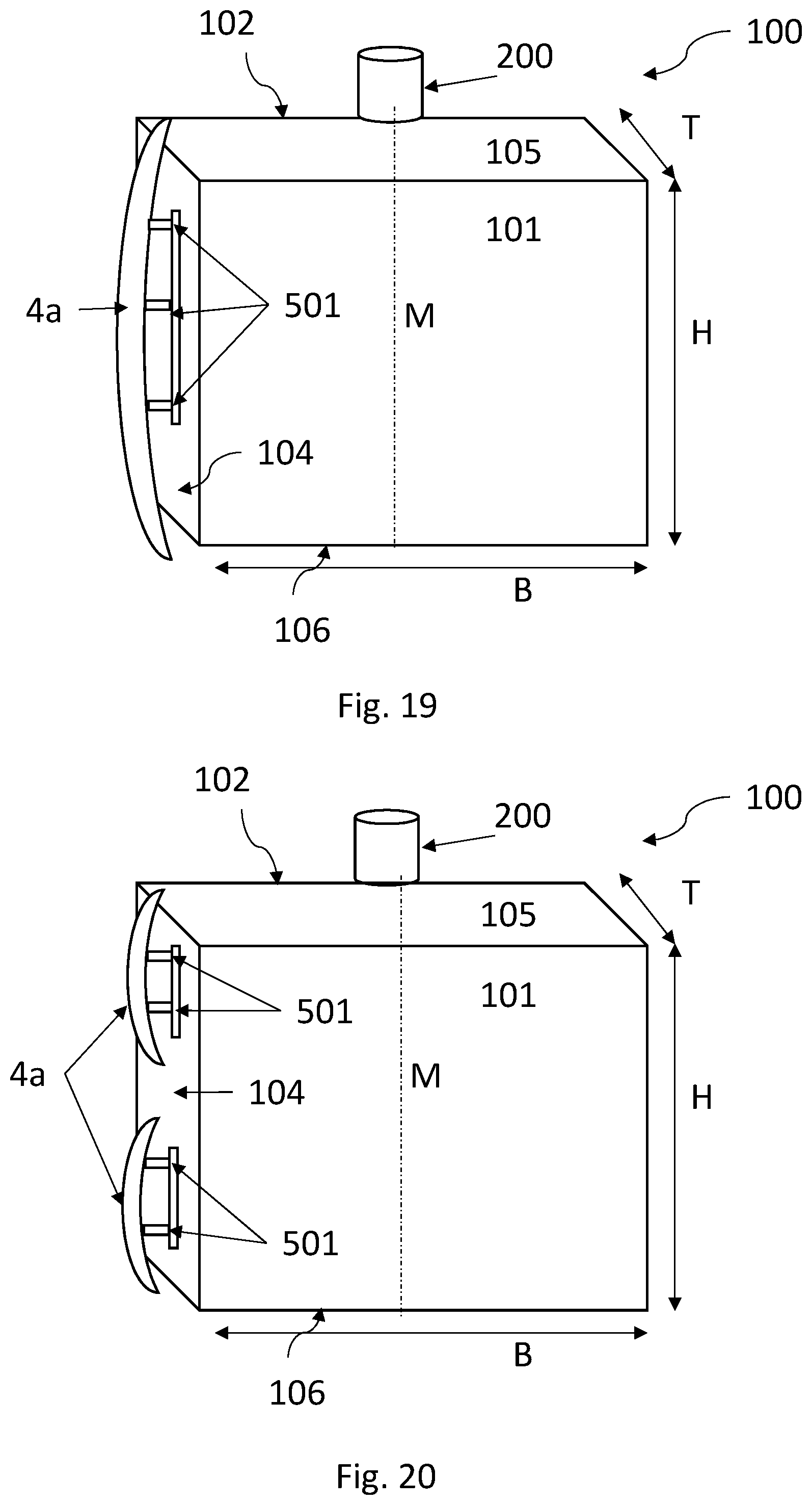 Patent US11824250 Figure 10 – Antenna housing with a profile element for wind load reduction