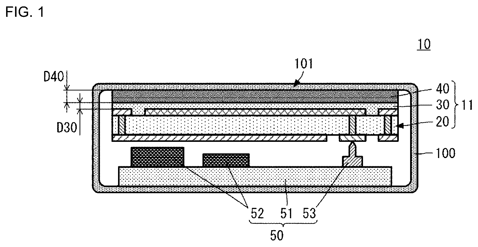 Patent US11824251 Figure 1 – Antenna installation structure and electronic device