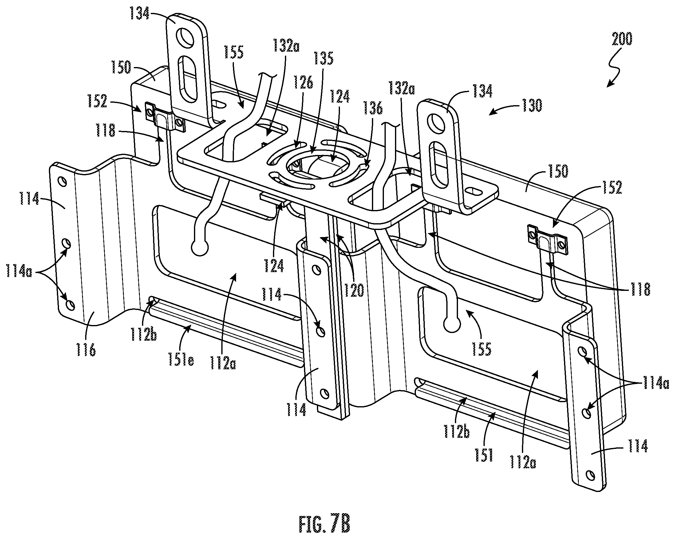 Patent US11824252 Figure 7 – Small cell antenna strand mounts and assemblies