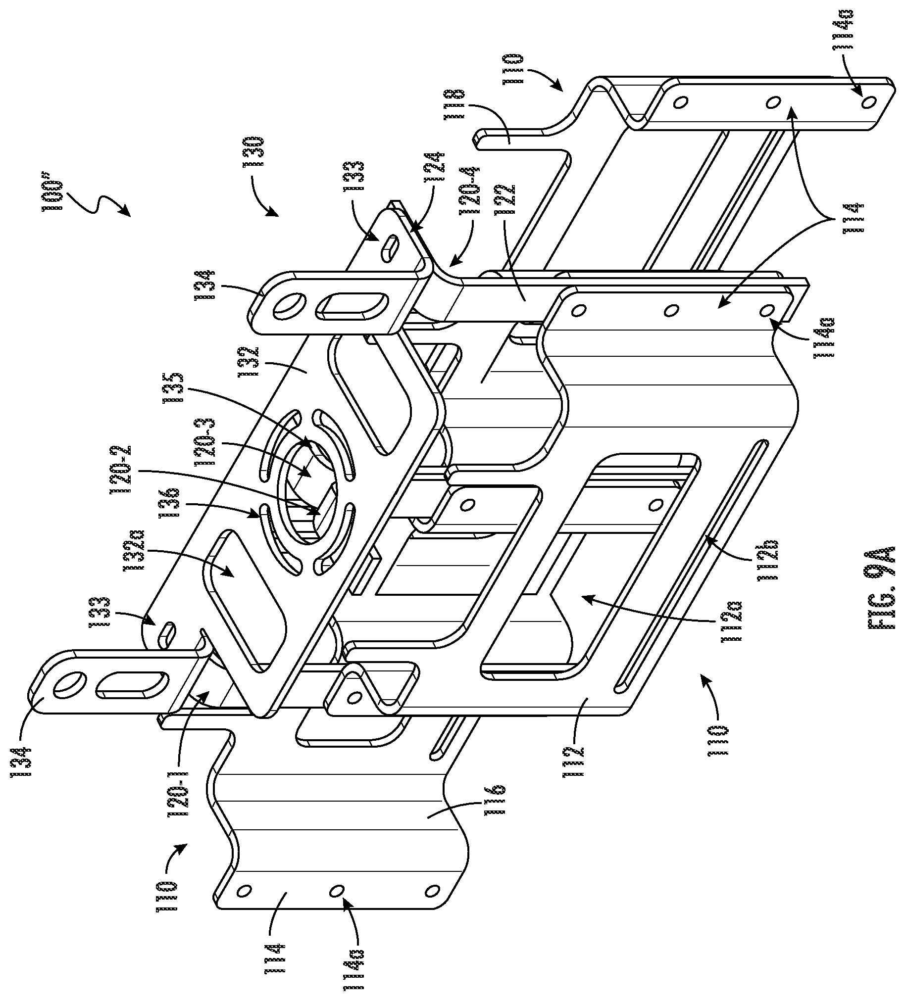 Patent US11824252 Figure 10 – Small cell antenna strand mounts and assemblies