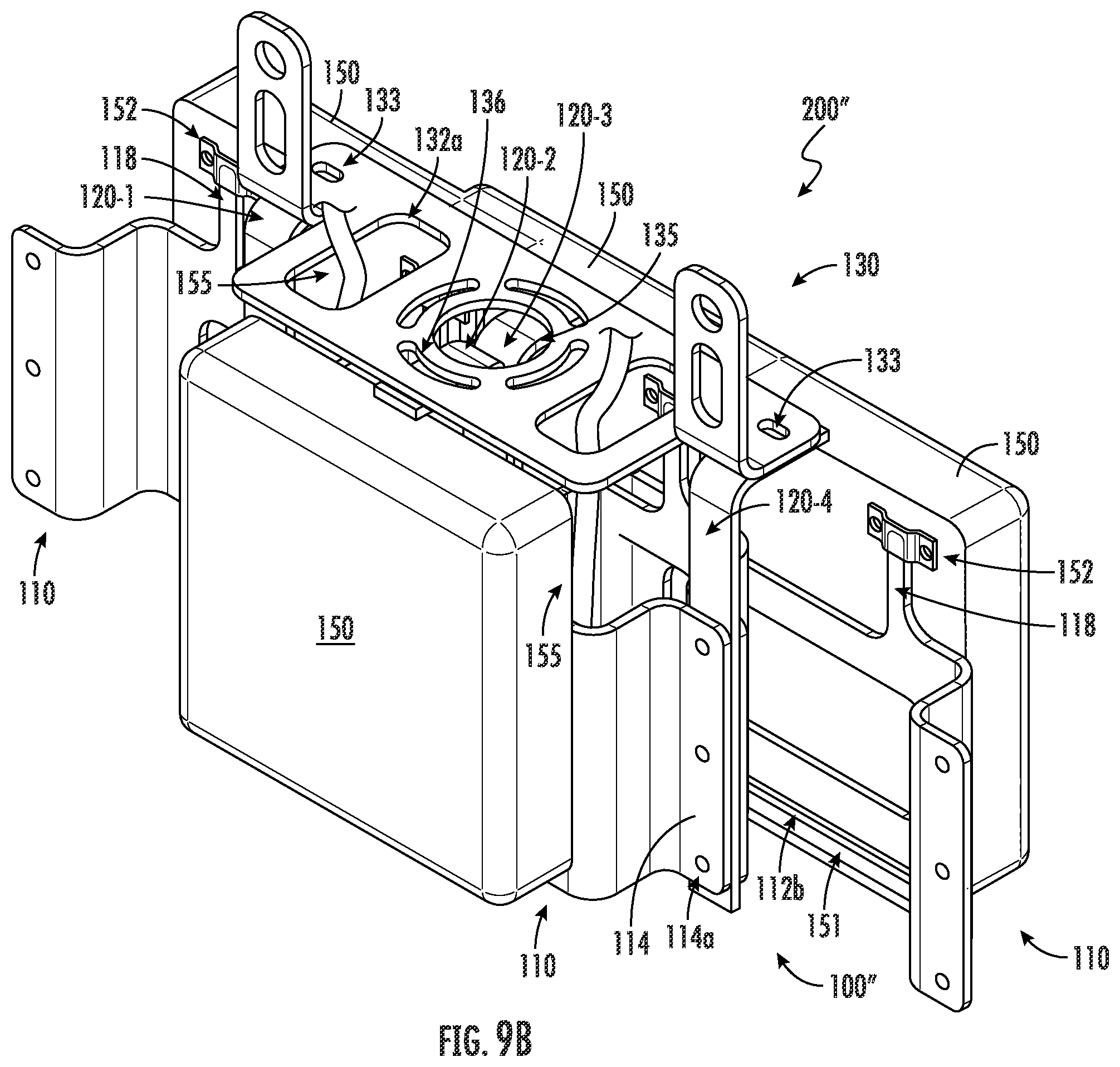 Patent US11824252 Figure 11 – Small cell antenna strand mounts and assemblies