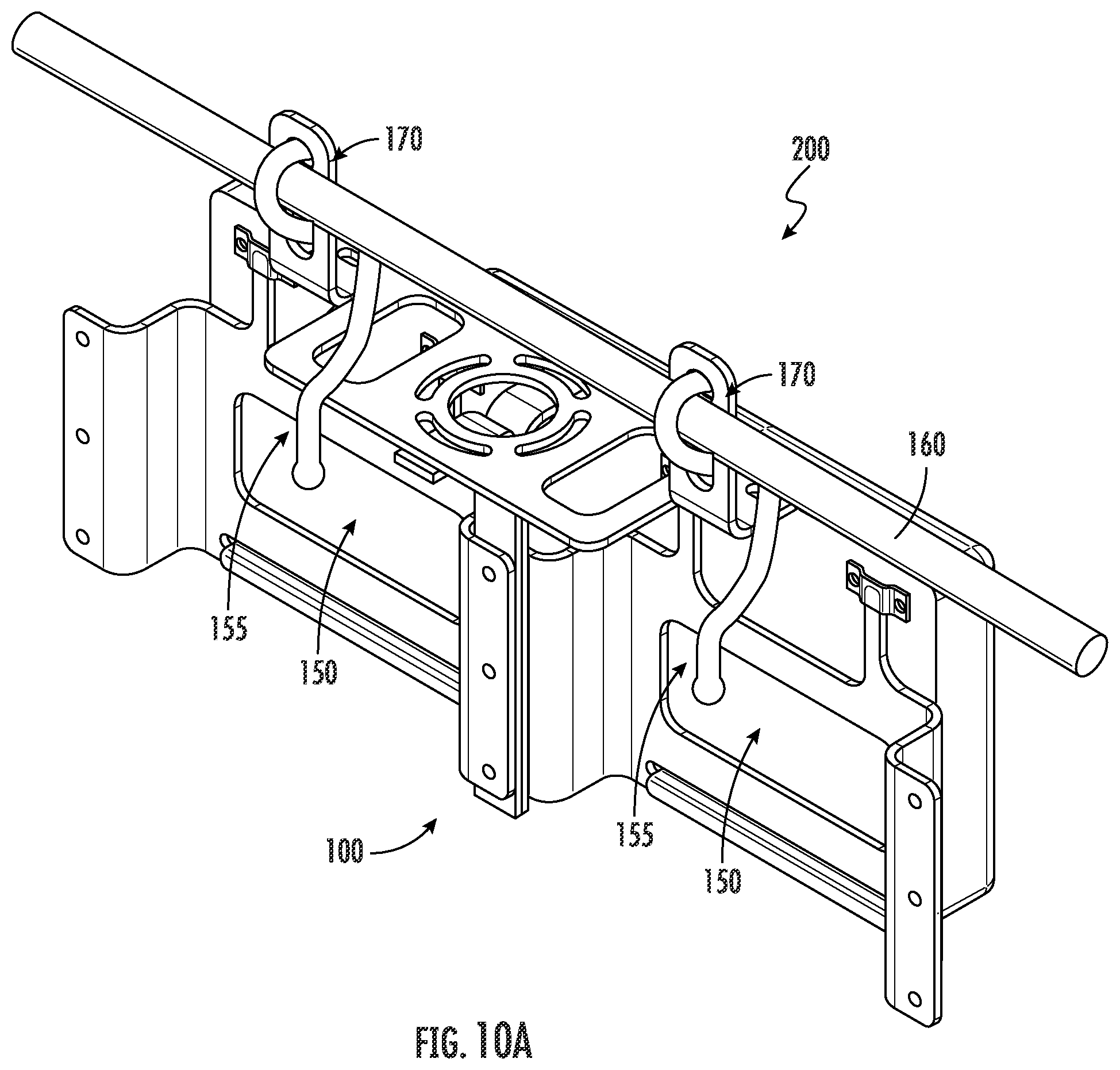Patent US11824252 Figure 12 – Small cell antenna strand mounts and assemblies