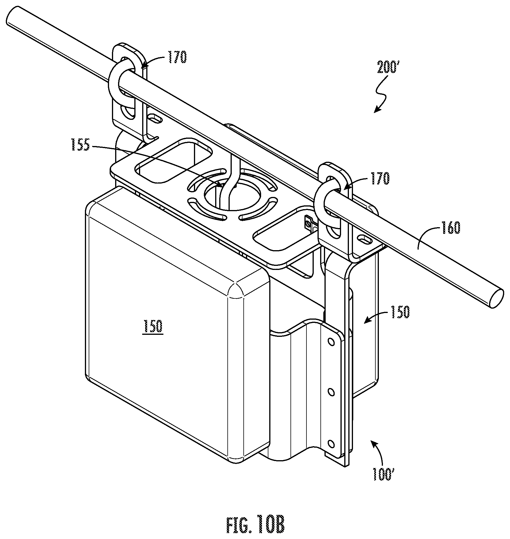 Patent US11824252 Figure 13 – Small cell antenna strand mounts and assemblies