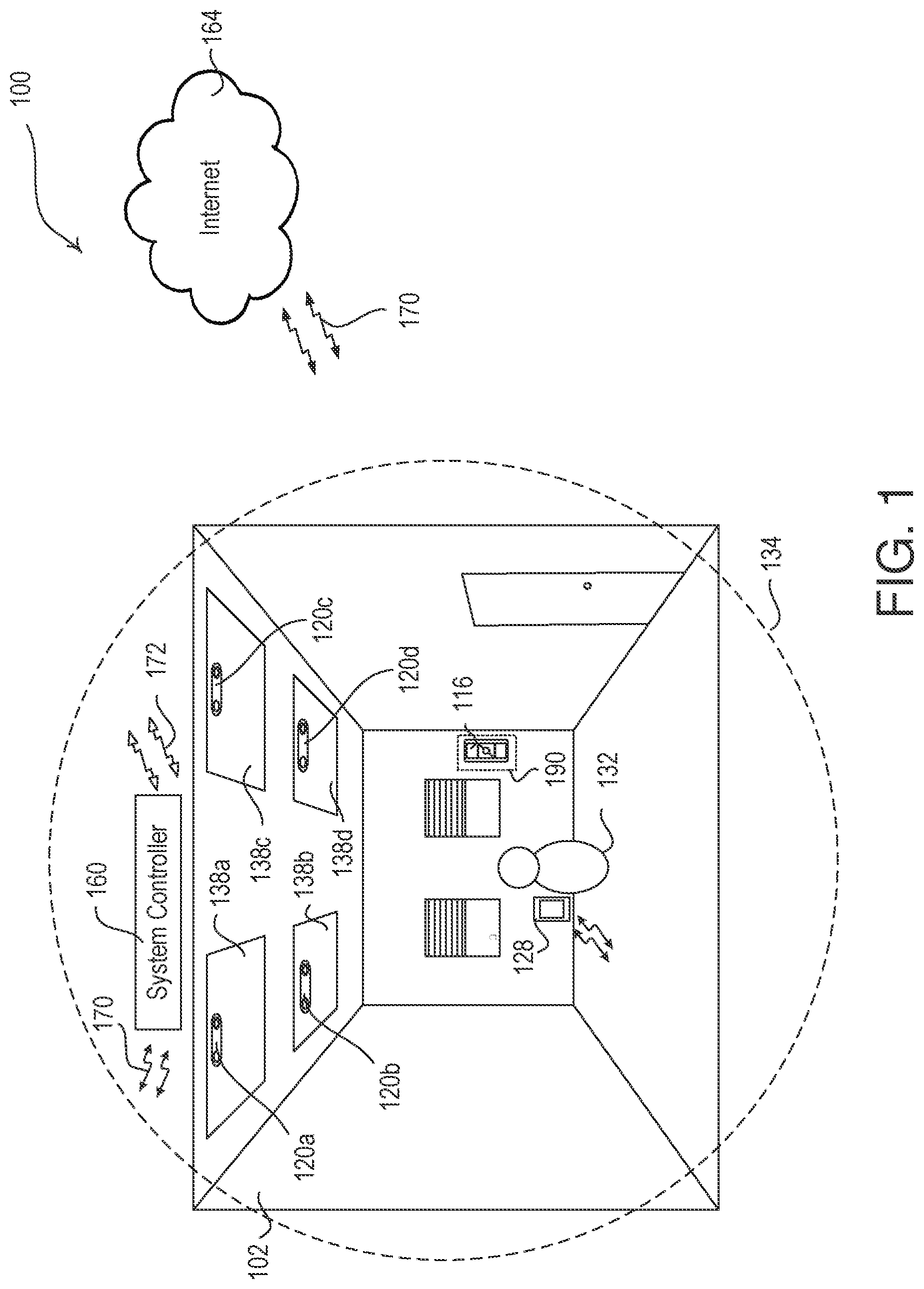 Patent US11824256 — Control module for a lighting fixture — Figure 1