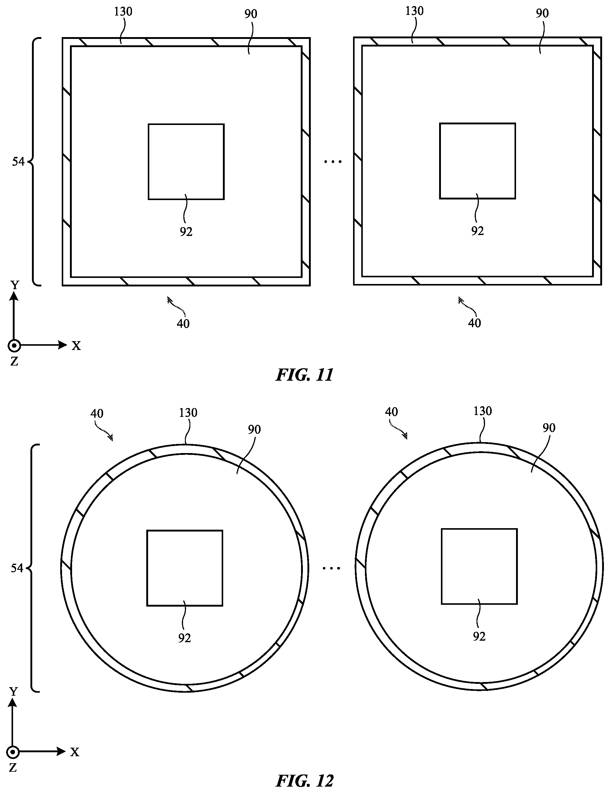 Patent US11824257 Figure 10 – Electronic devices with dielectric resonator antennas having conductive walls