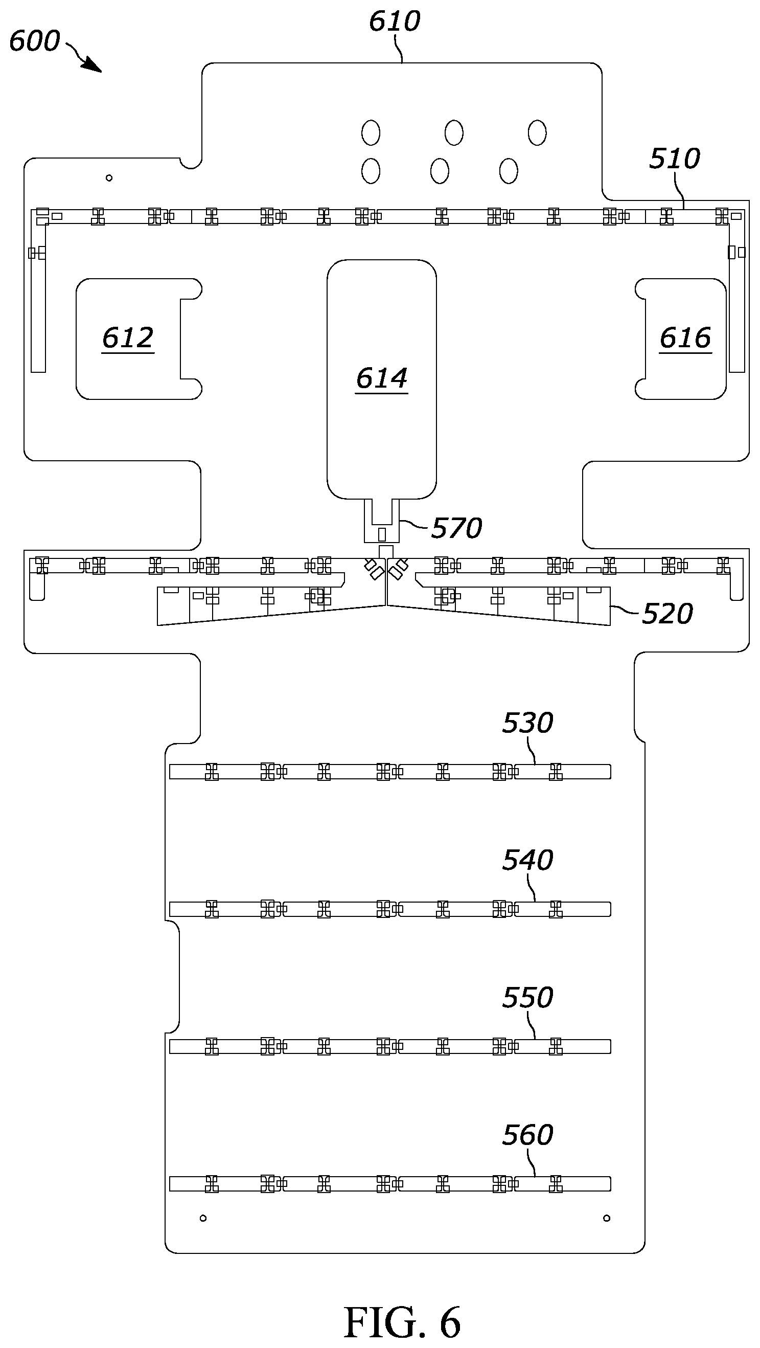 Patent US11824263 Figure 5 – Filtering proximity antenna array