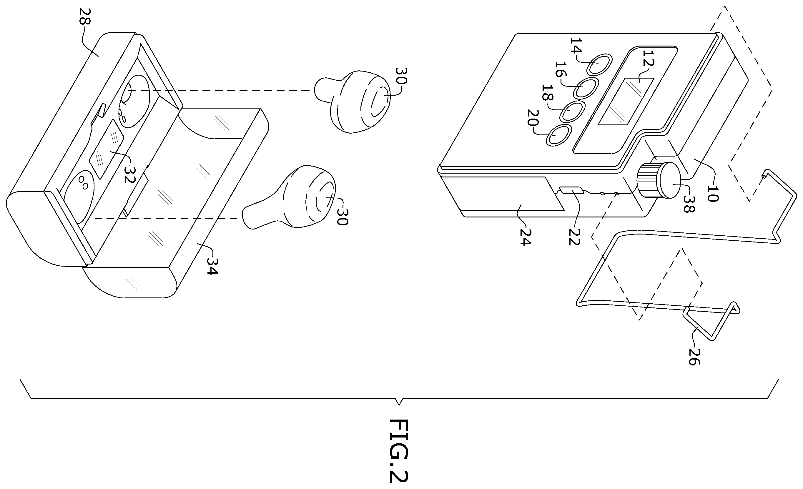 Patent US11824269 Figure 2 – In-ear monitor and transceiver system