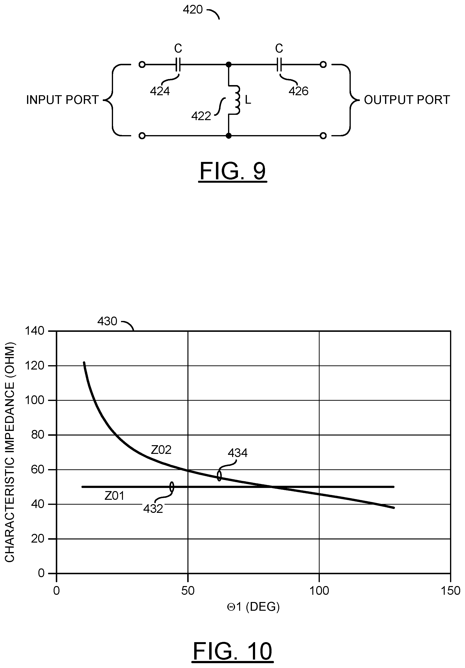 Patent US11824273 Figure 8 – Minimizing impedance variation during passive phase shifting