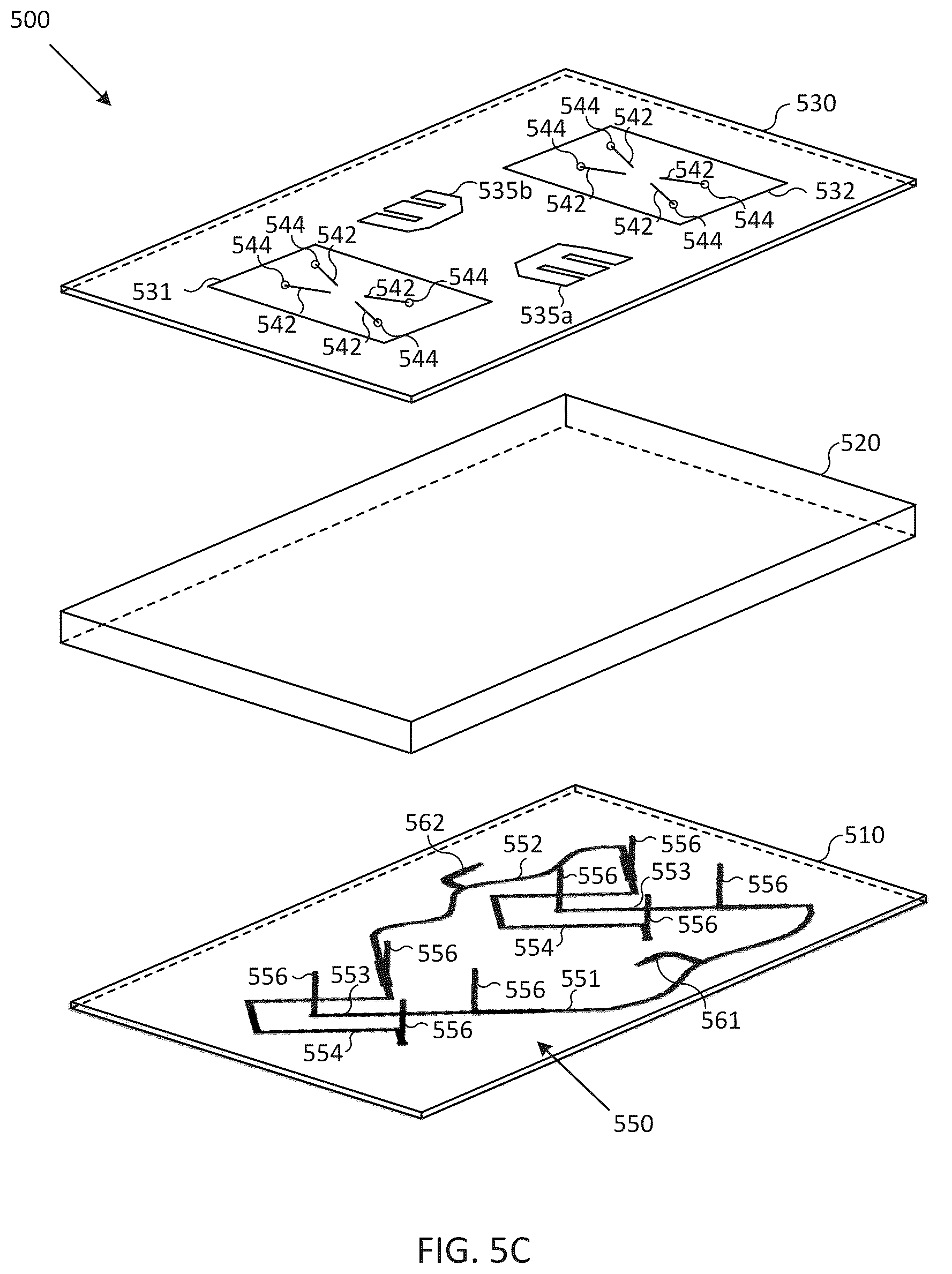 Patent US11824277 Figure 7 – High gain and large bandwidth antenna incorporating a built-in differential feeding scheme