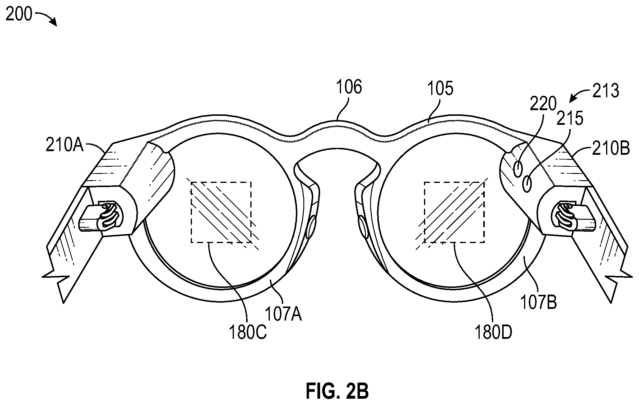 Patent US11824278 Figure 4 – Eyewear with aperture tuned dielectric loaded multi-band antenna