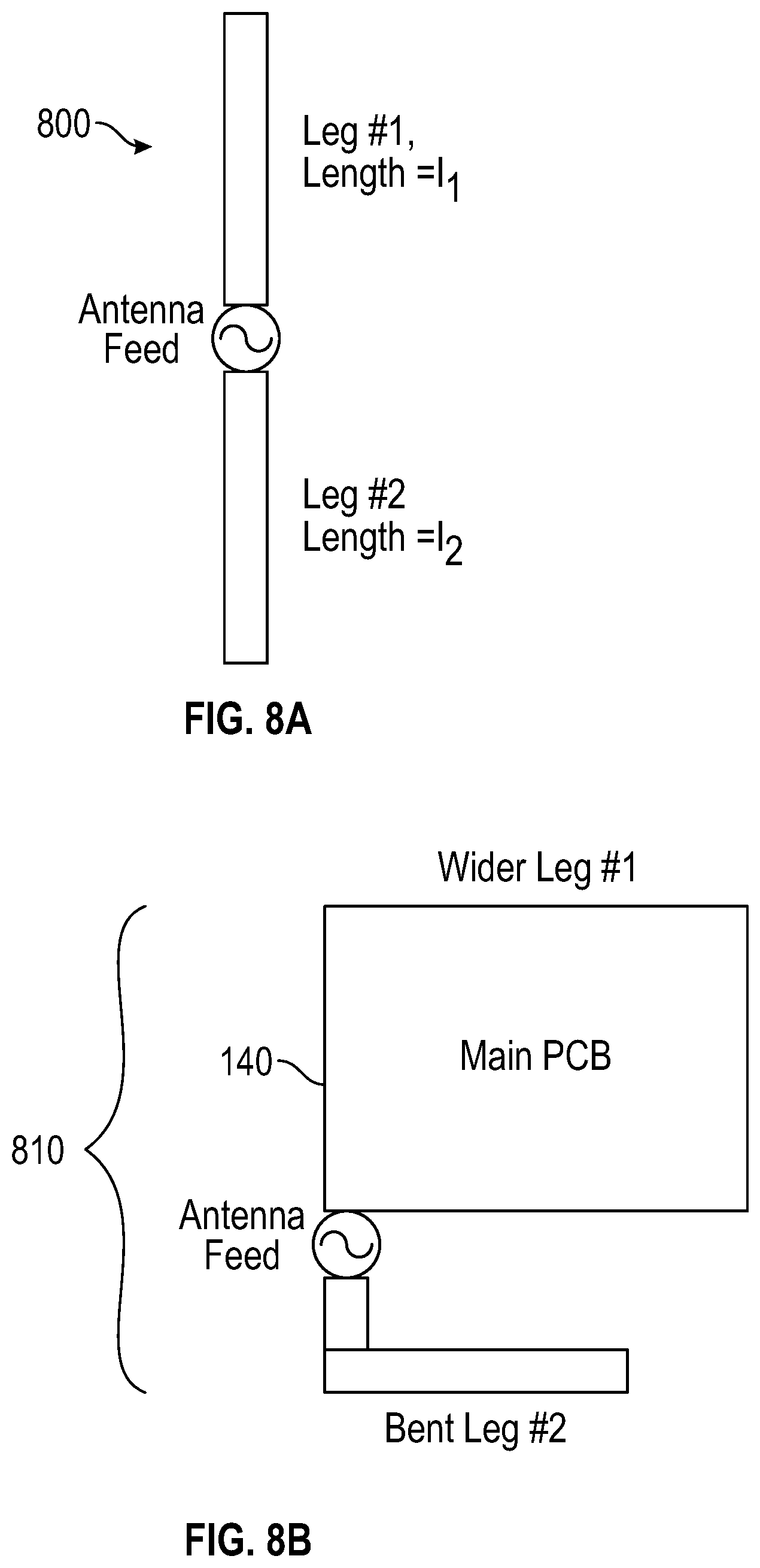 Patent US11824278 Figure 11 – Eyewear with aperture tuned dielectric loaded multi-band antenna
