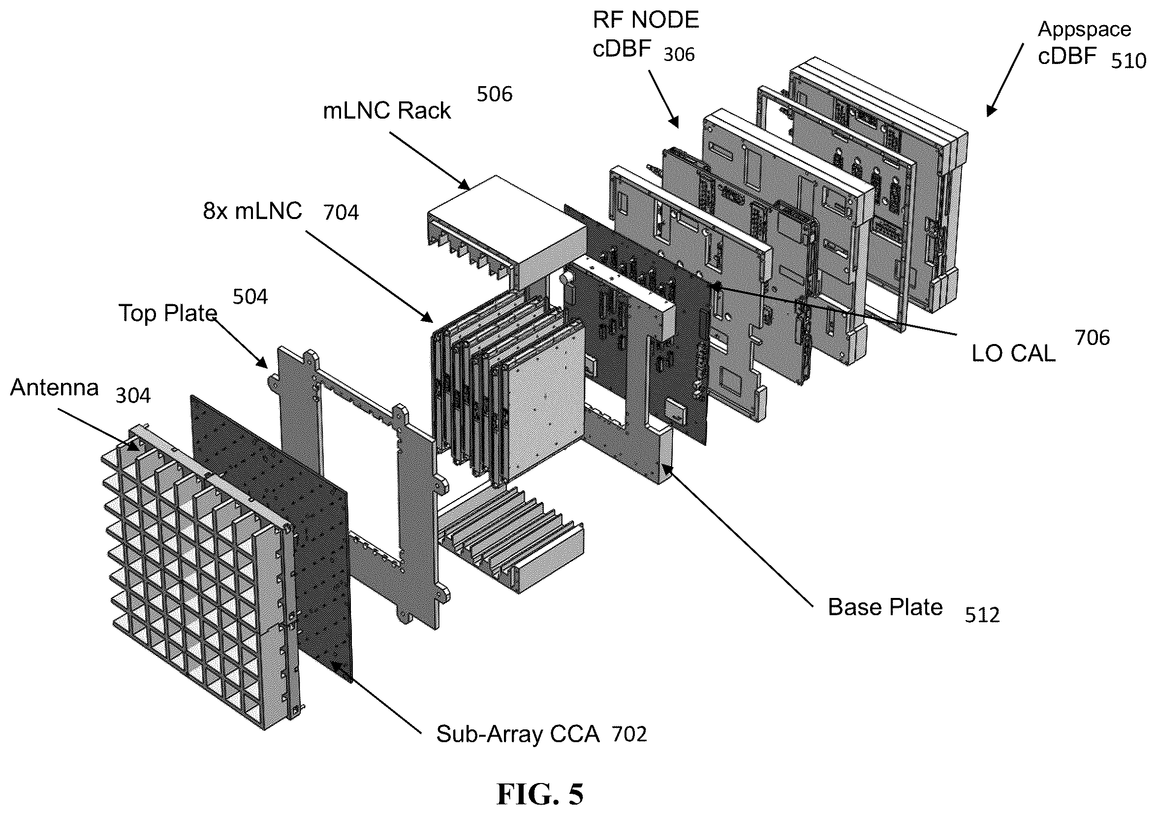 Patent US11824280 Figure 9 – System and method for a digitally beamformed phased array feed