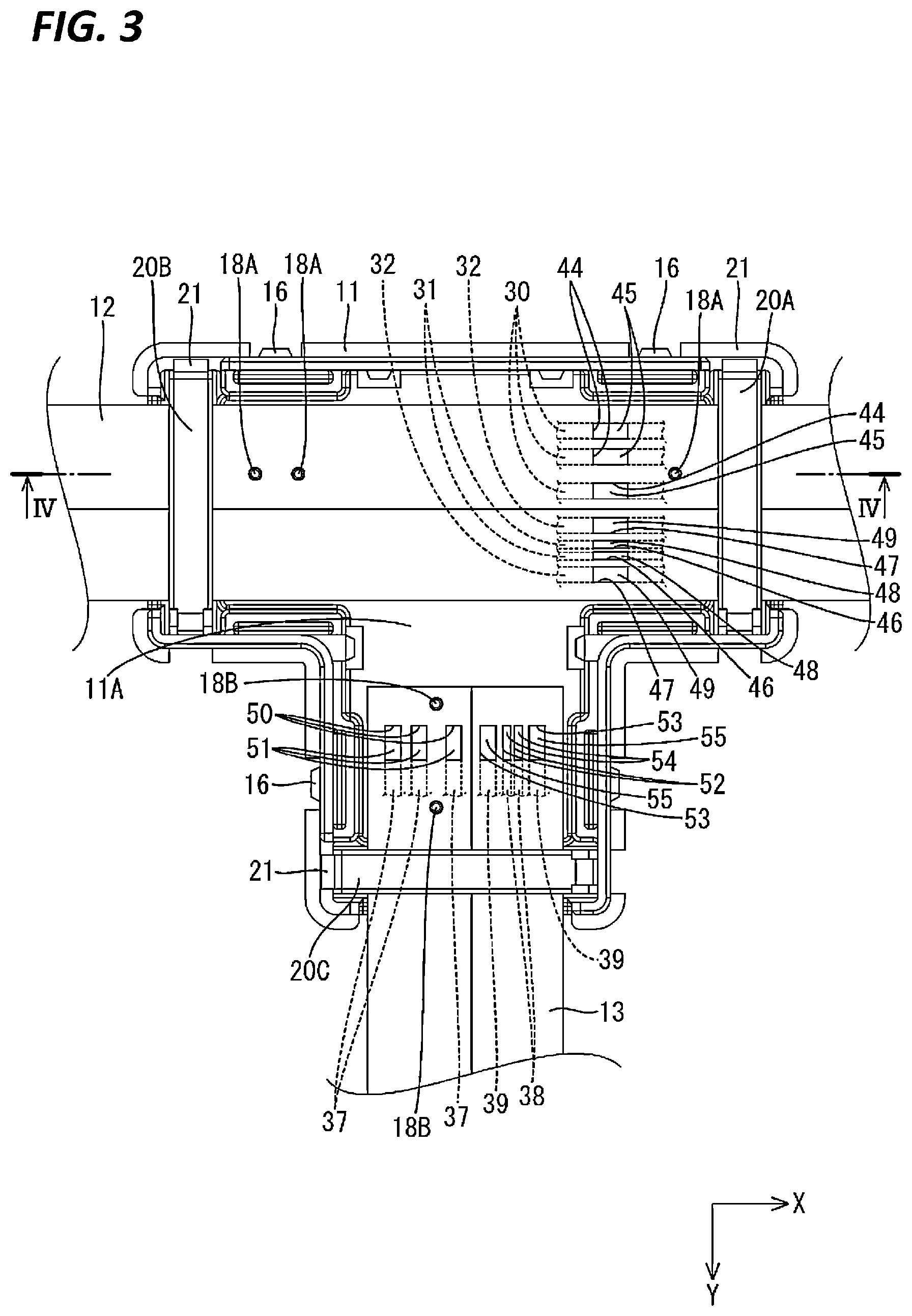 Patent US11824284 Figure 3 – Structure for connecting flexible flat cables