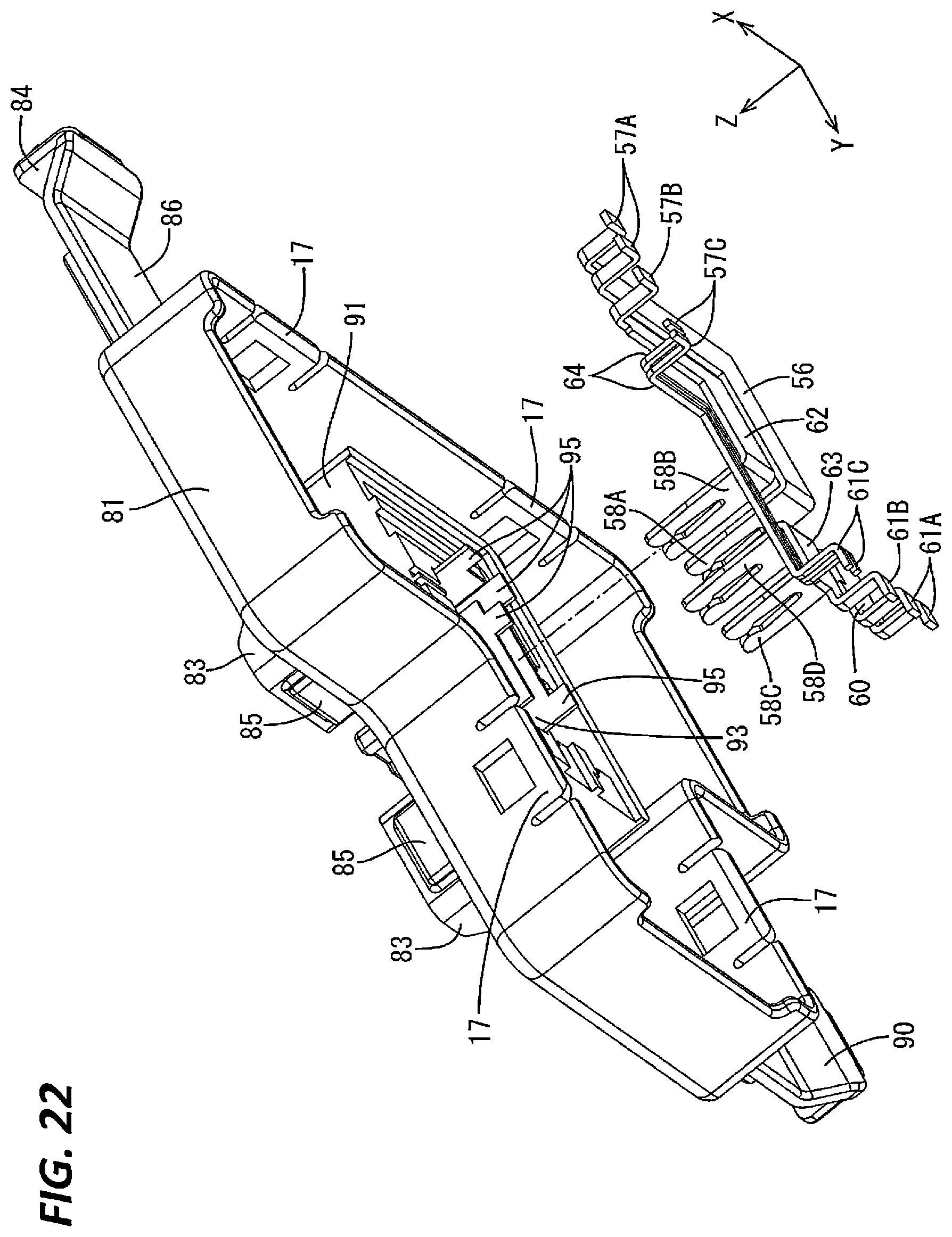 Patent US11824284 Figure 20 – Structure for connecting flexible flat cables