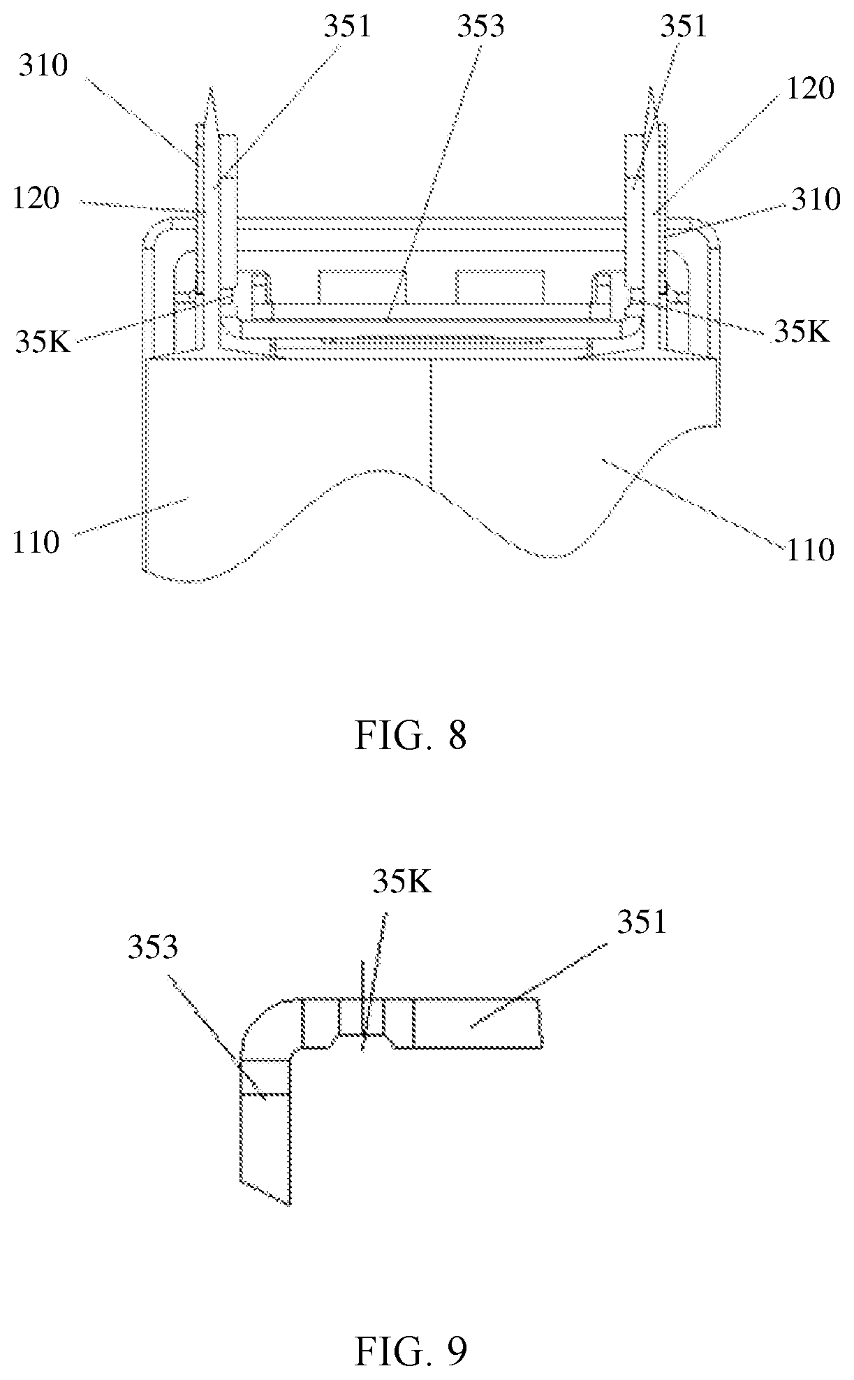 Patent US11824285 Figure 6 – Connection member and rechargeable battery