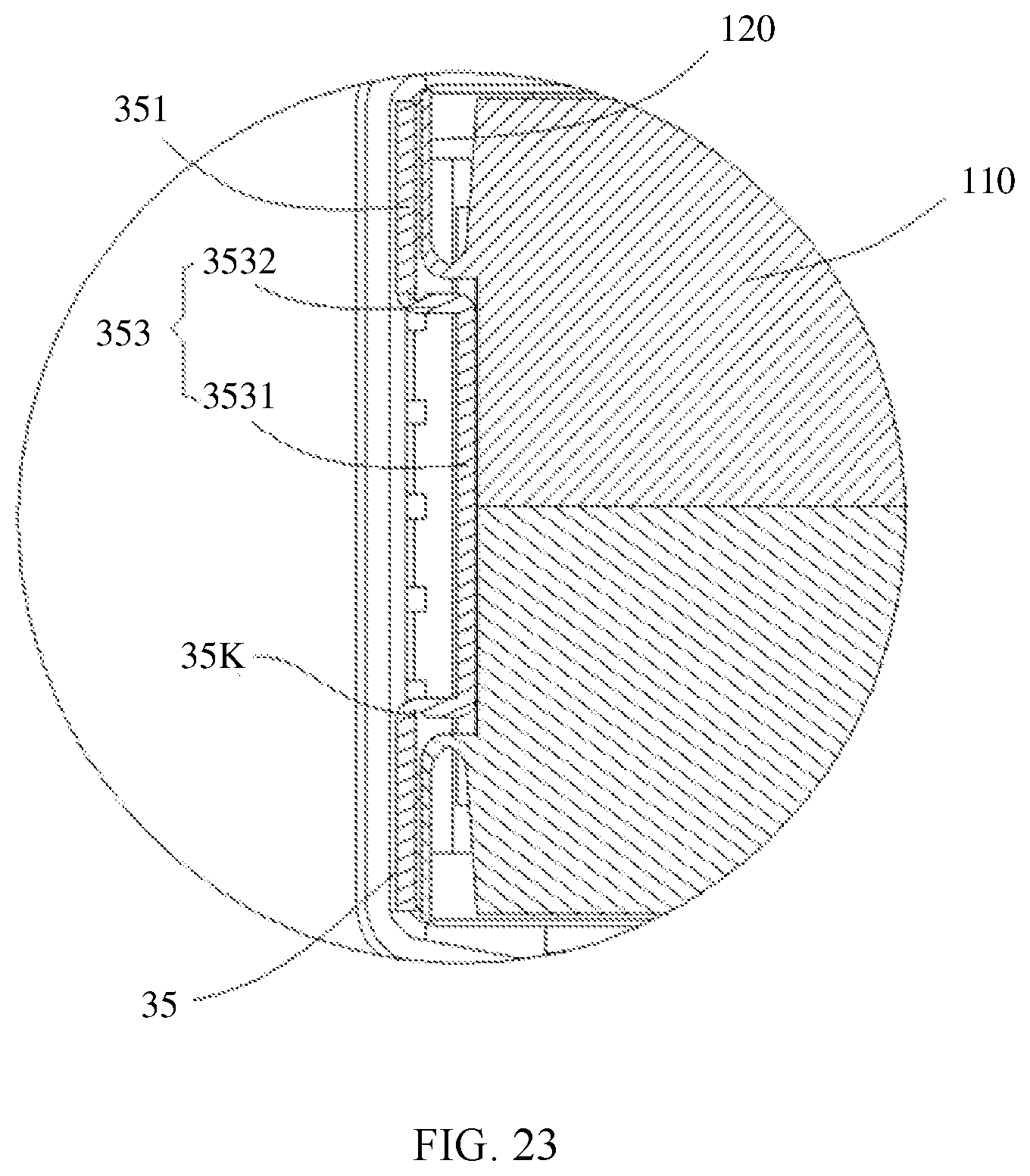 Patent US11824285 Figure 16 – Connection member and rechargeable battery