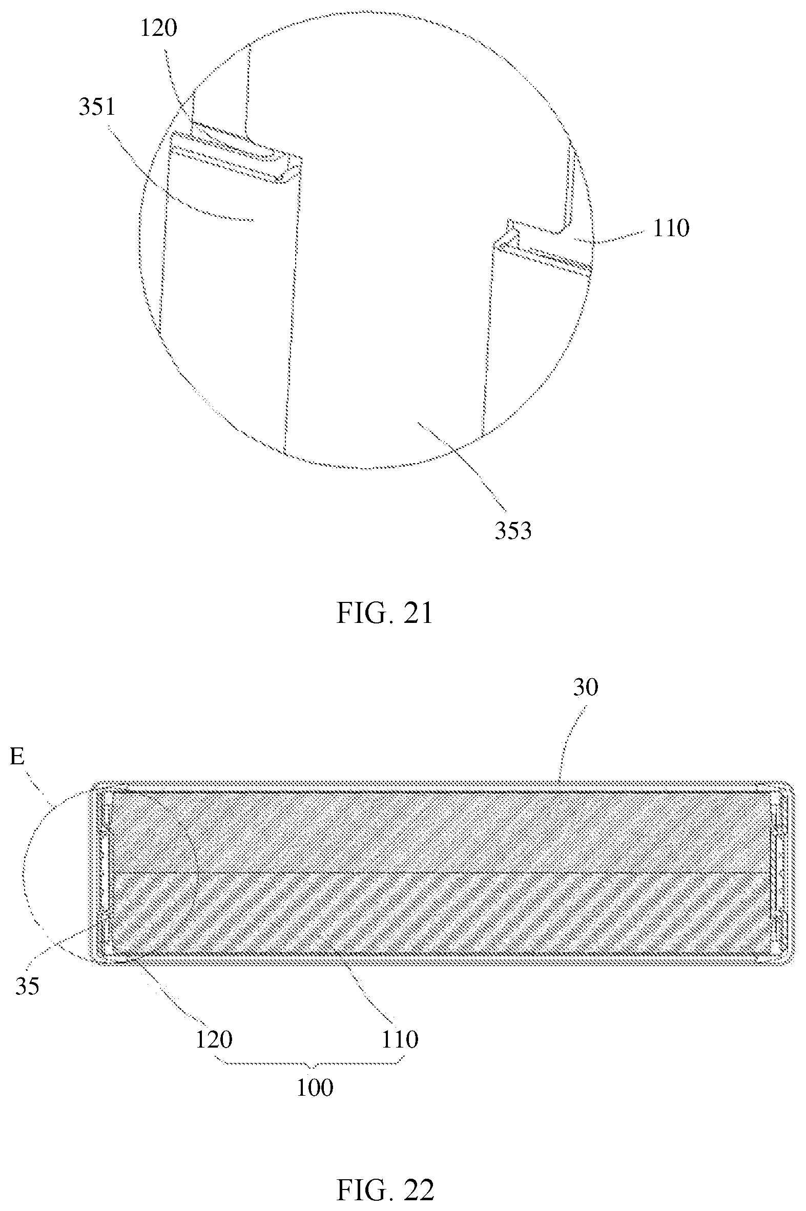 Patent US11824286 Figure 15 – Connection member and rechargeable battery