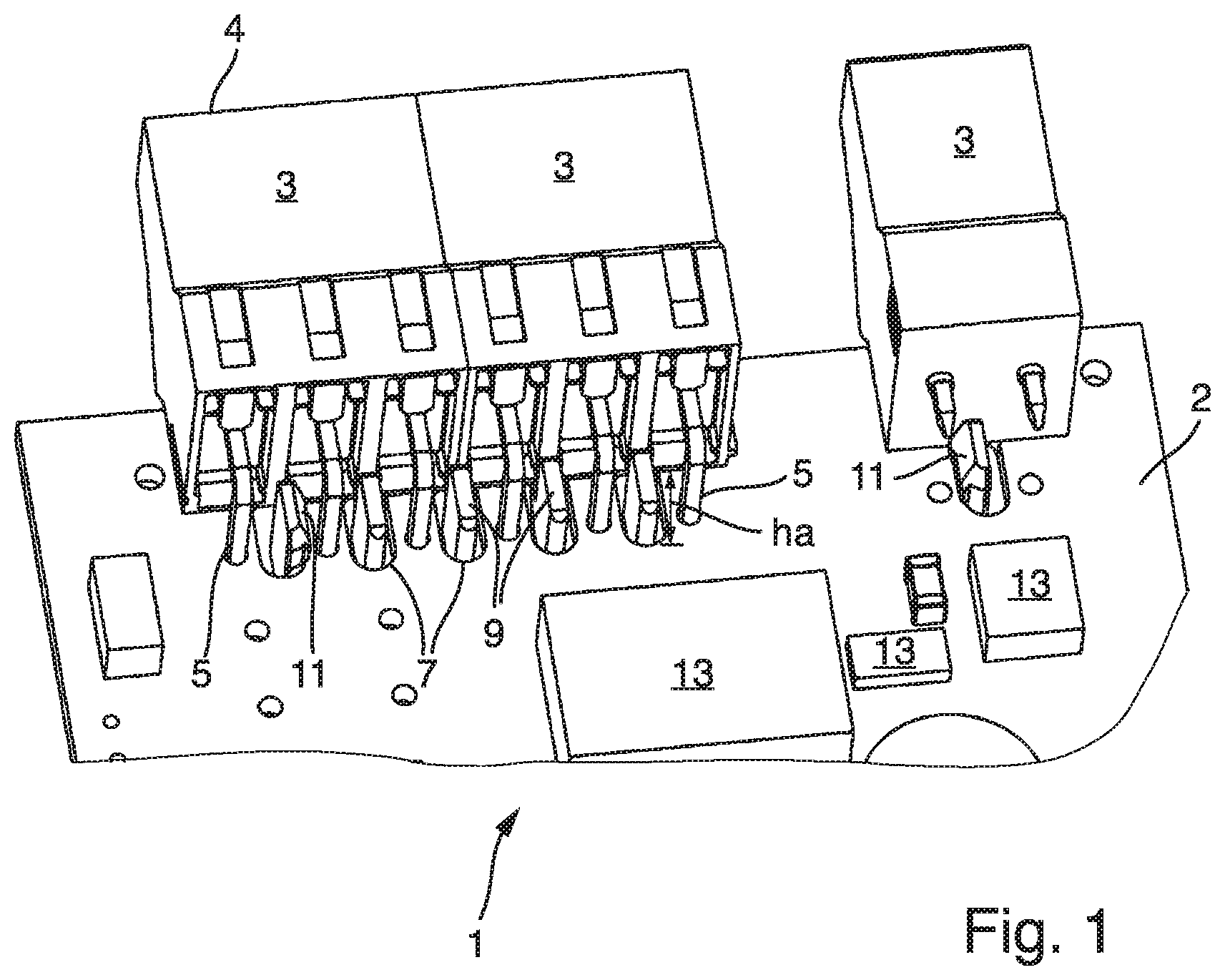 Patent US11824287 Figure 1 – Printed circuit board assembly