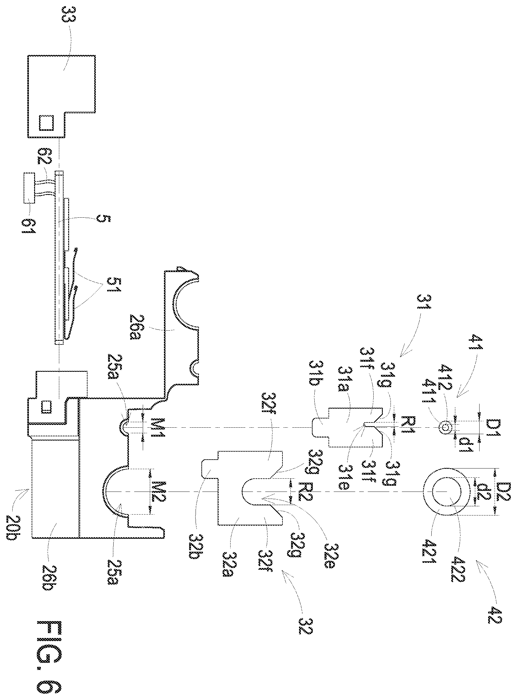 Patent US11824288 Figure 6 – Cable connection device