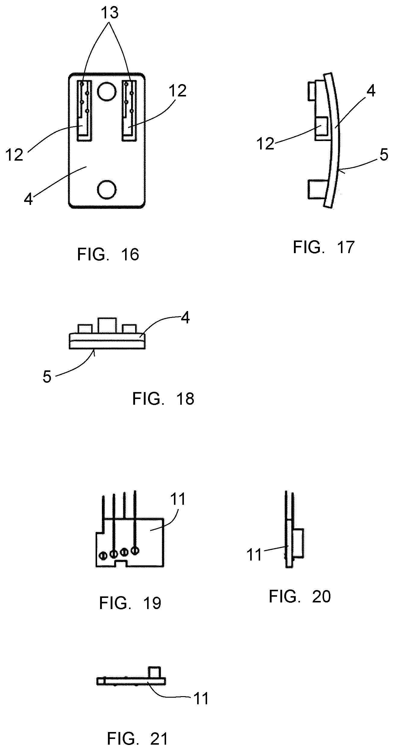 Patent US11824289 Figure 7 – Connectable electric device to a textile electrically conductive band