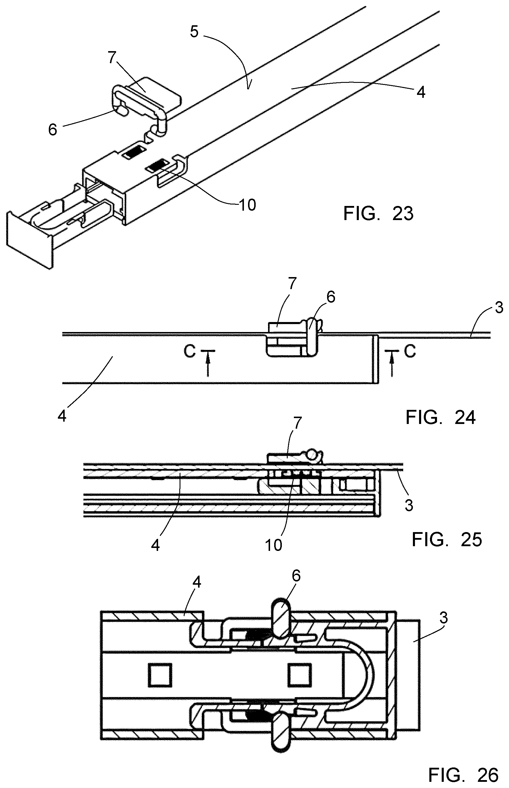 Patent US11824289 Figure 9 – Connectable electric device to a textile electrically conductive band
