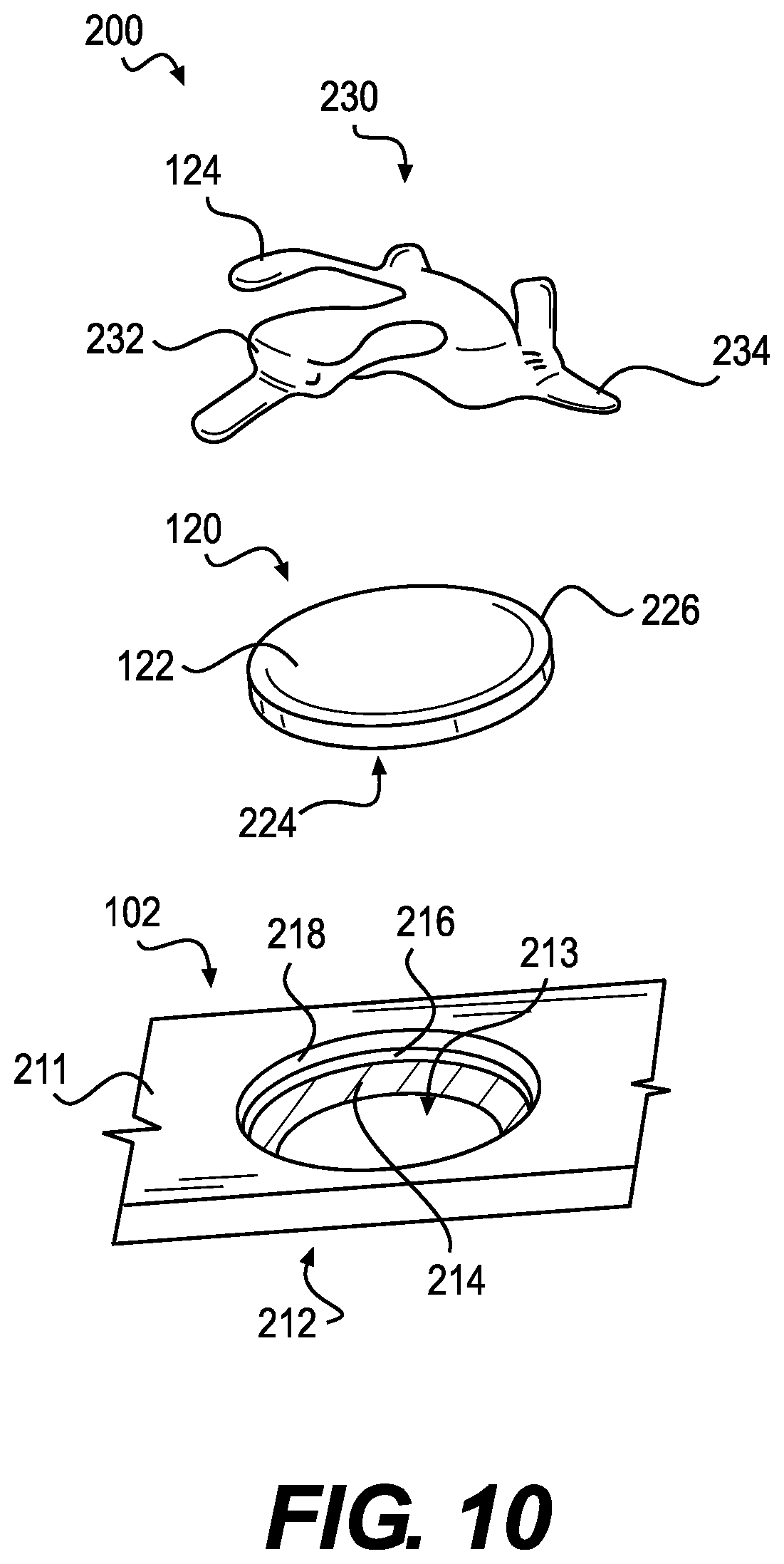 Patent US11824291 Figure 5 – Device with disposable element