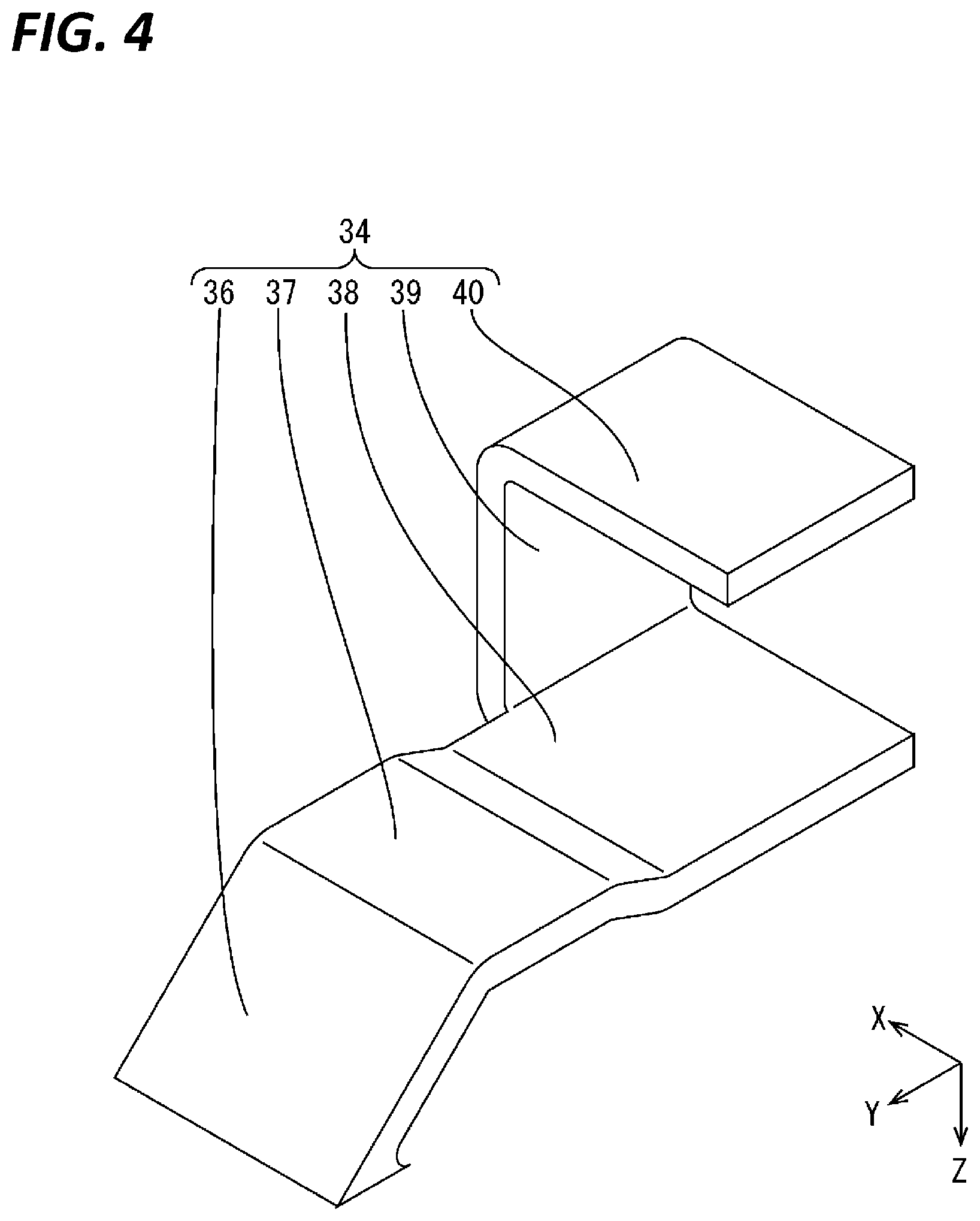 Patent US11824296 Figure 4 – Terminal, connector and connector assembly