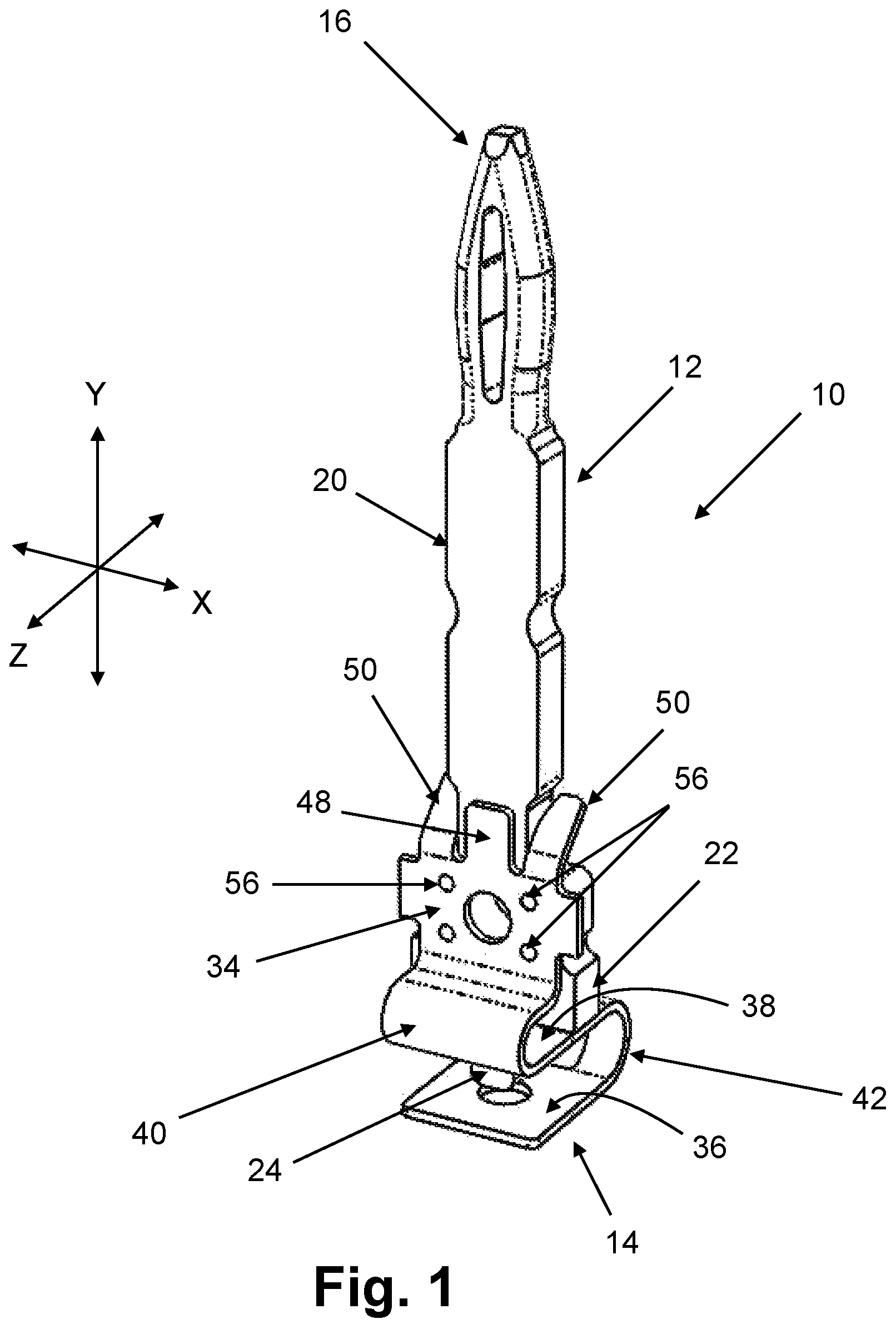 Patent US11824298 Figure 1 – Multi-part contact