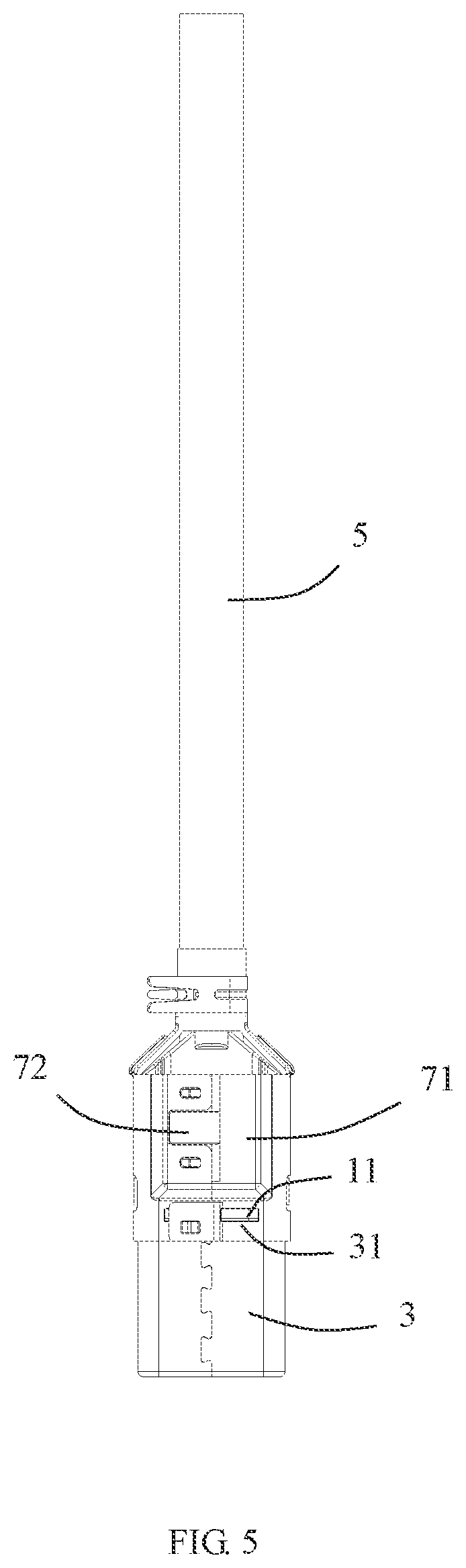 Patent US11824302 Figure 5 – Electrical connector with improved assembly efficiency