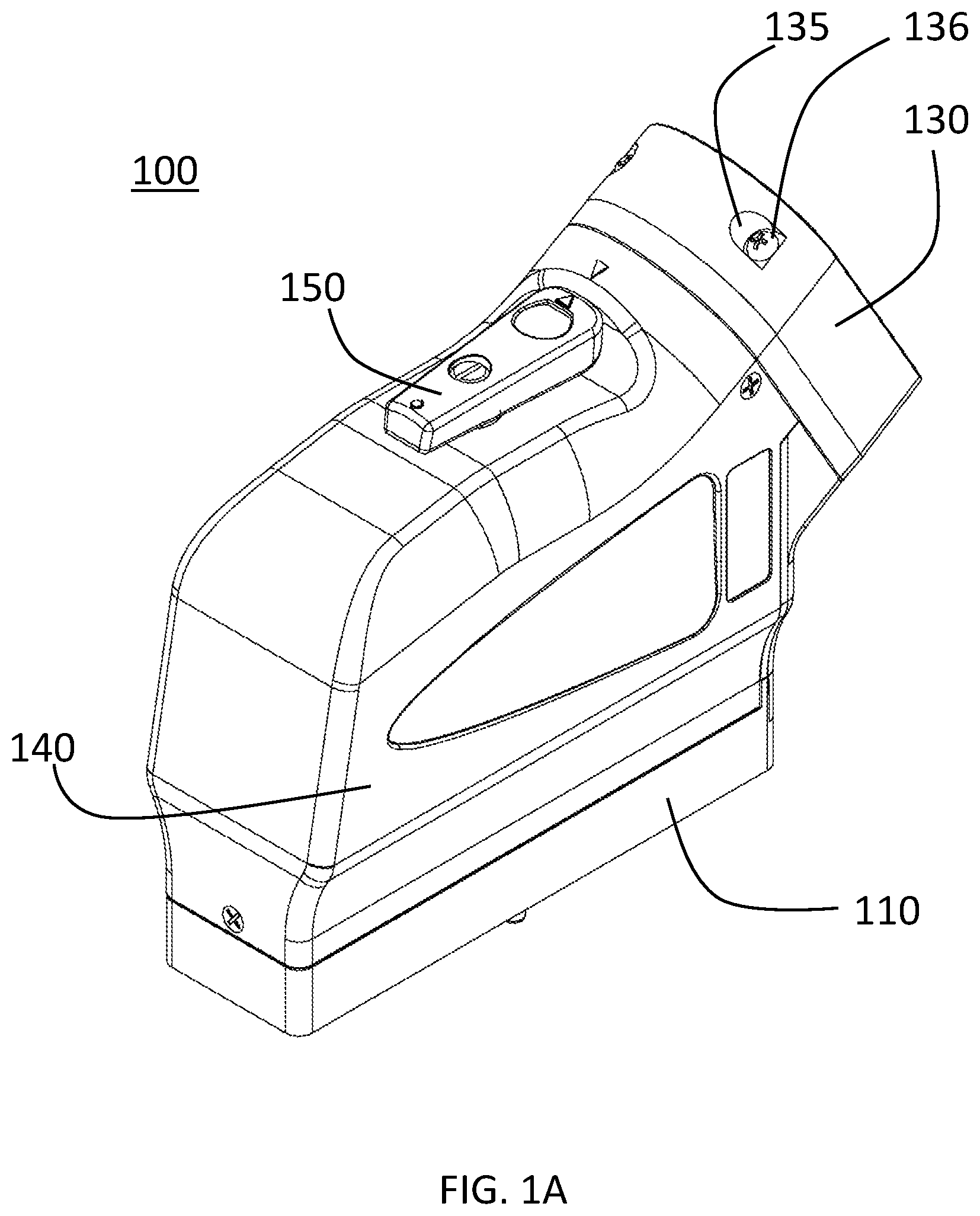 Patent US11824303 Figure 1 – Spring lock interface with increased cable capacity