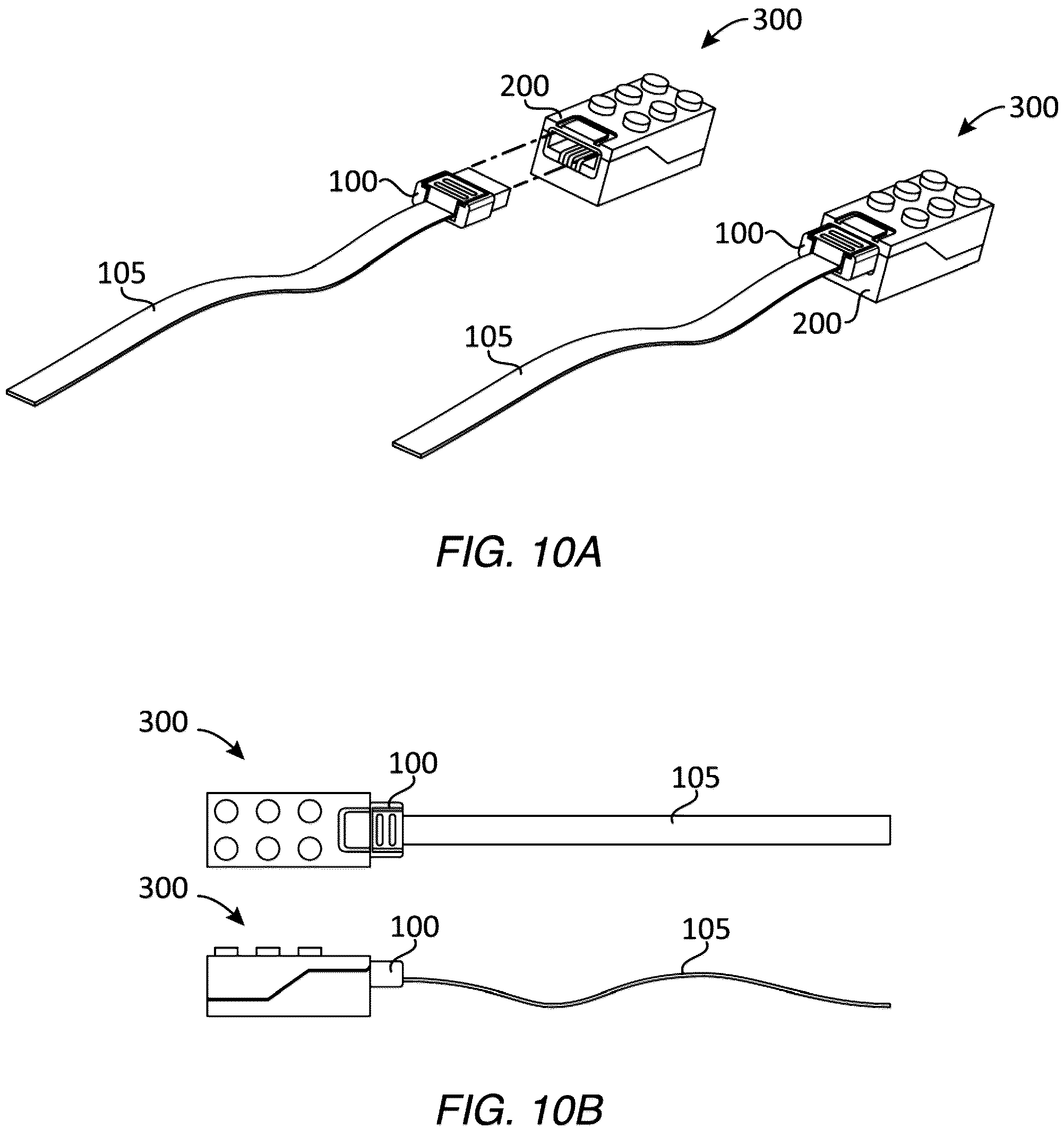 Patent US11824307 Figure 8 – Electrical connector and connector elements for a modular construction element and/or system