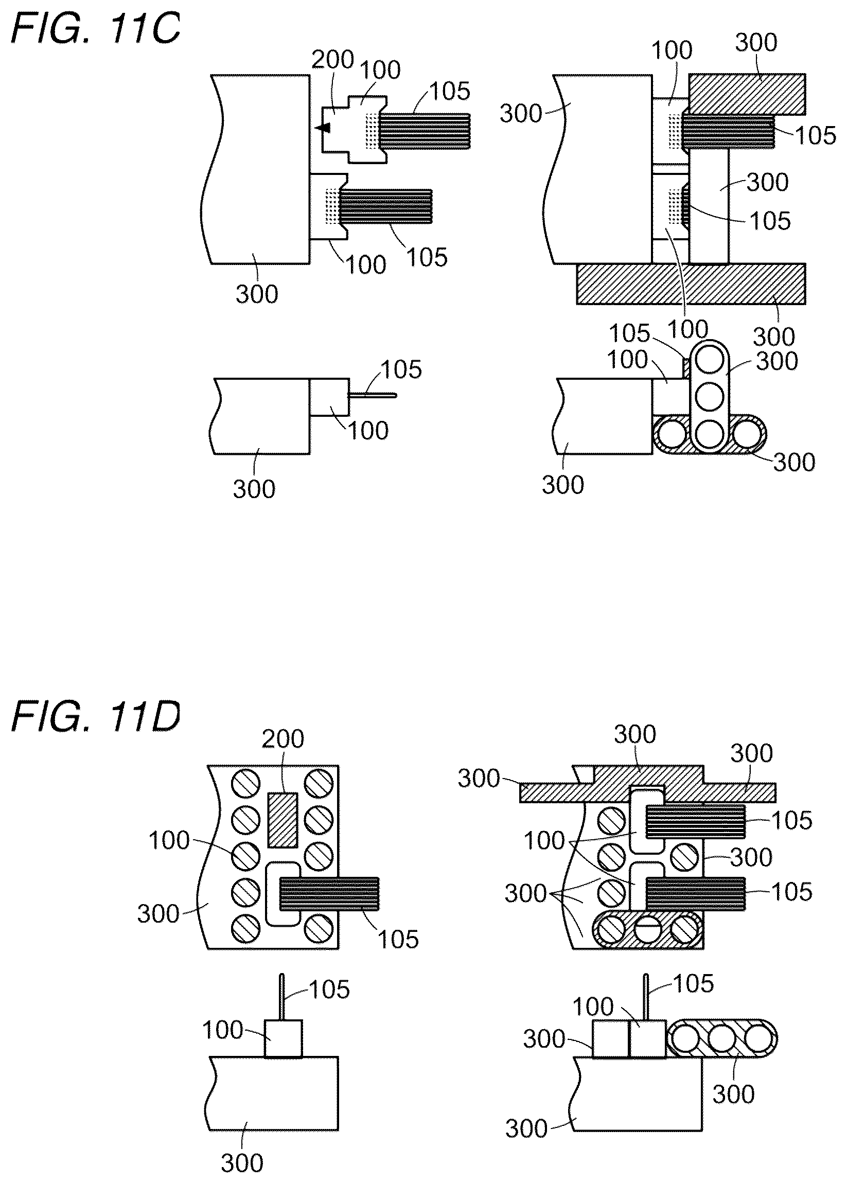 Patent US11824307 Figure 11 – Electrical connector and connector elements for a modular construction element and/or system